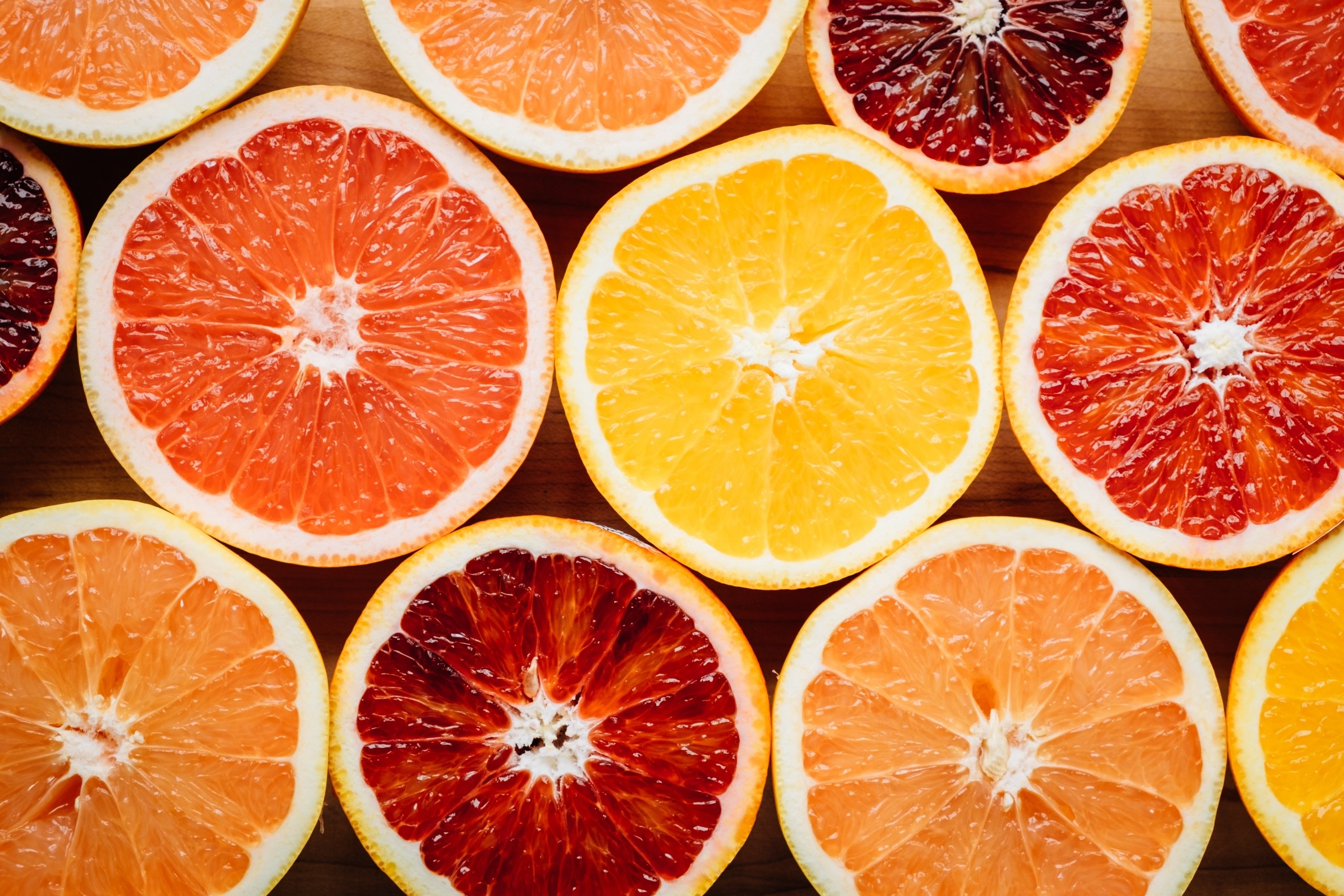food, fruit, colorful, orange (fruit), blood orange, grapefruits, lemons, HD Wallpaper