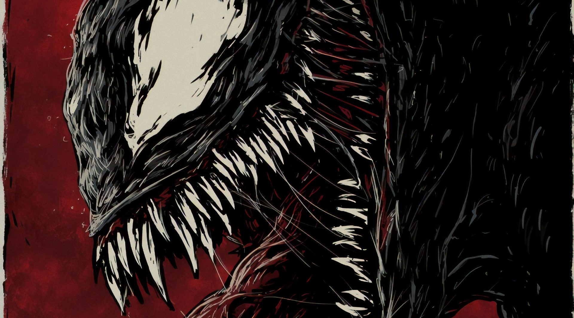 creature, artwork, Venom, HD Wallpaper