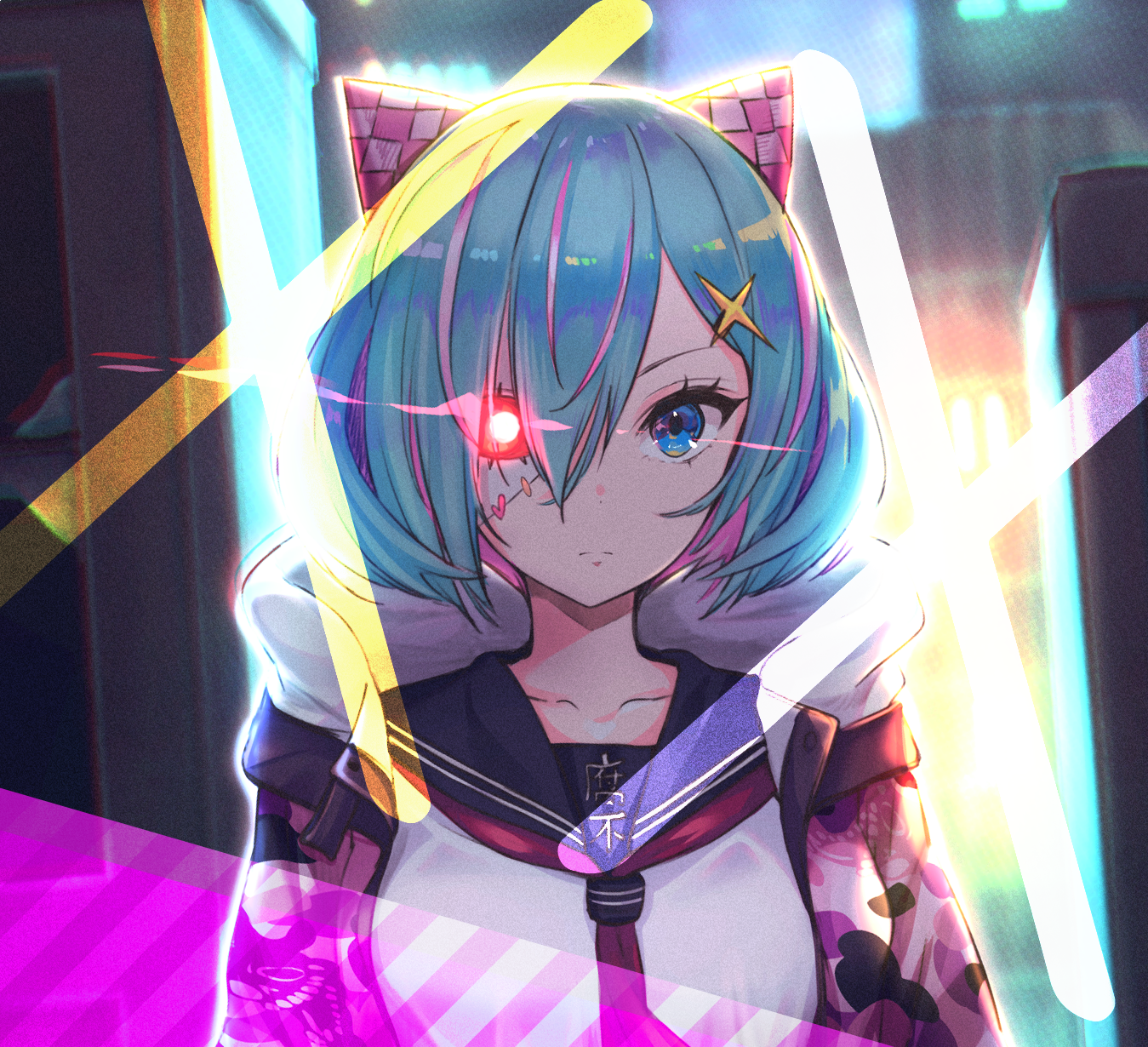 anime girls, anime, original characters, undead, MappaNinatta, HD Wallpaper