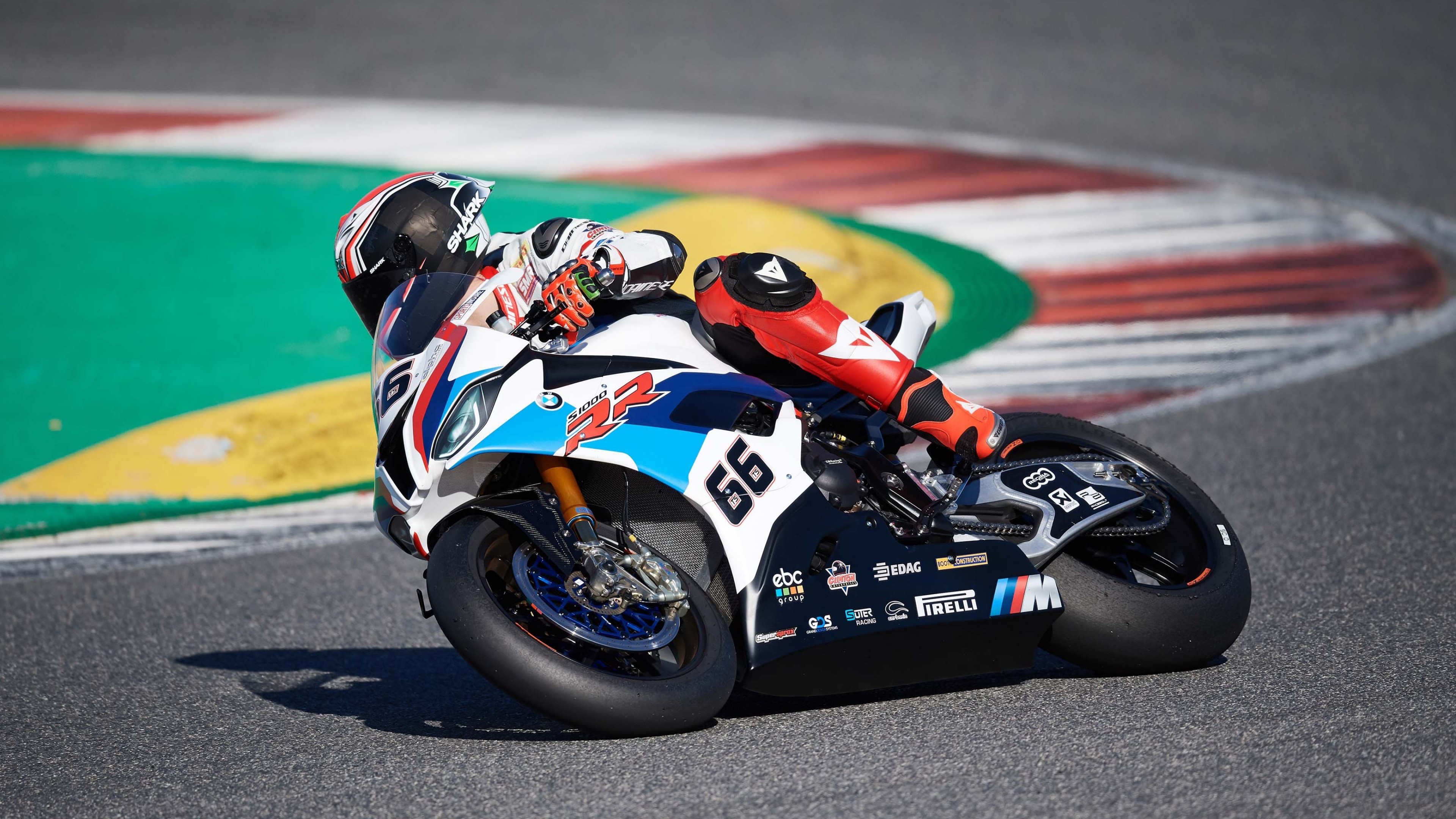 racing, bikes, race tracks, leaning, helmet, motorcycle, BMW S 1000 RR, HD Wallpaper
