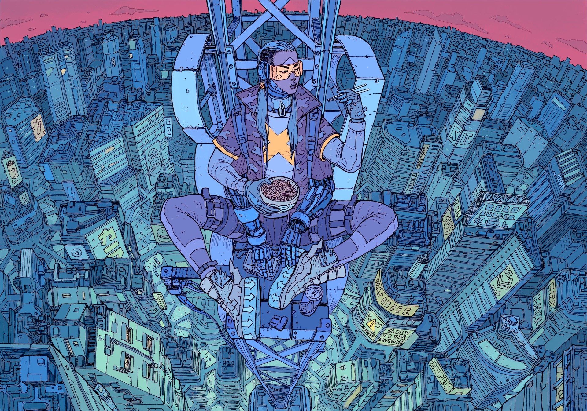 futuristic, science fiction, artwork, HD Wallpaper