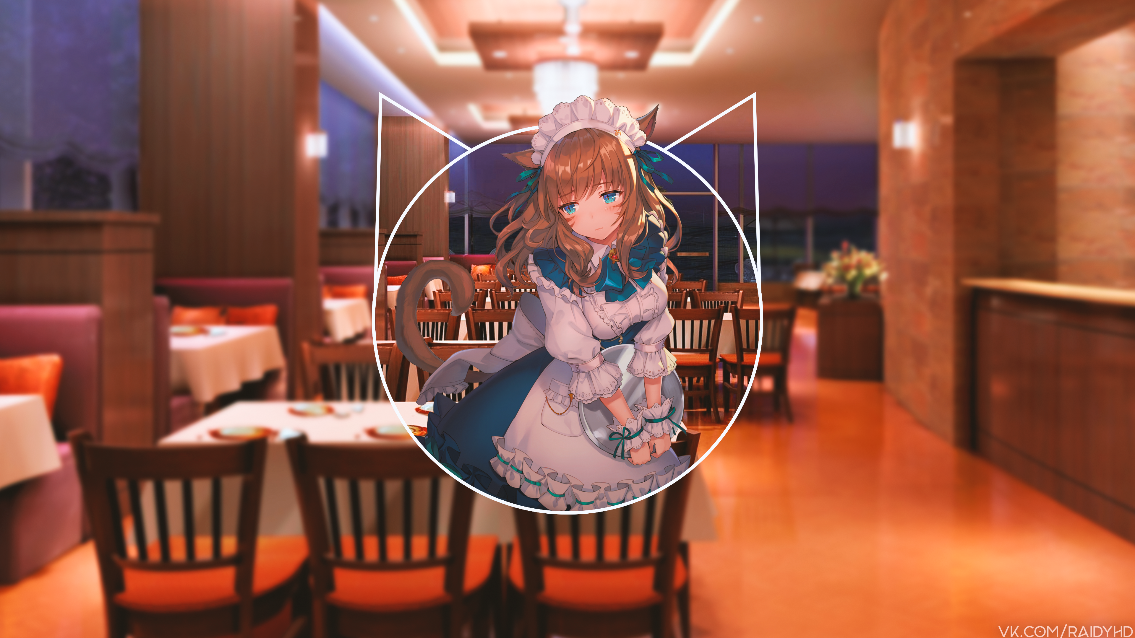 anime girls, anime, picture-in-picture, HD Wallpaper