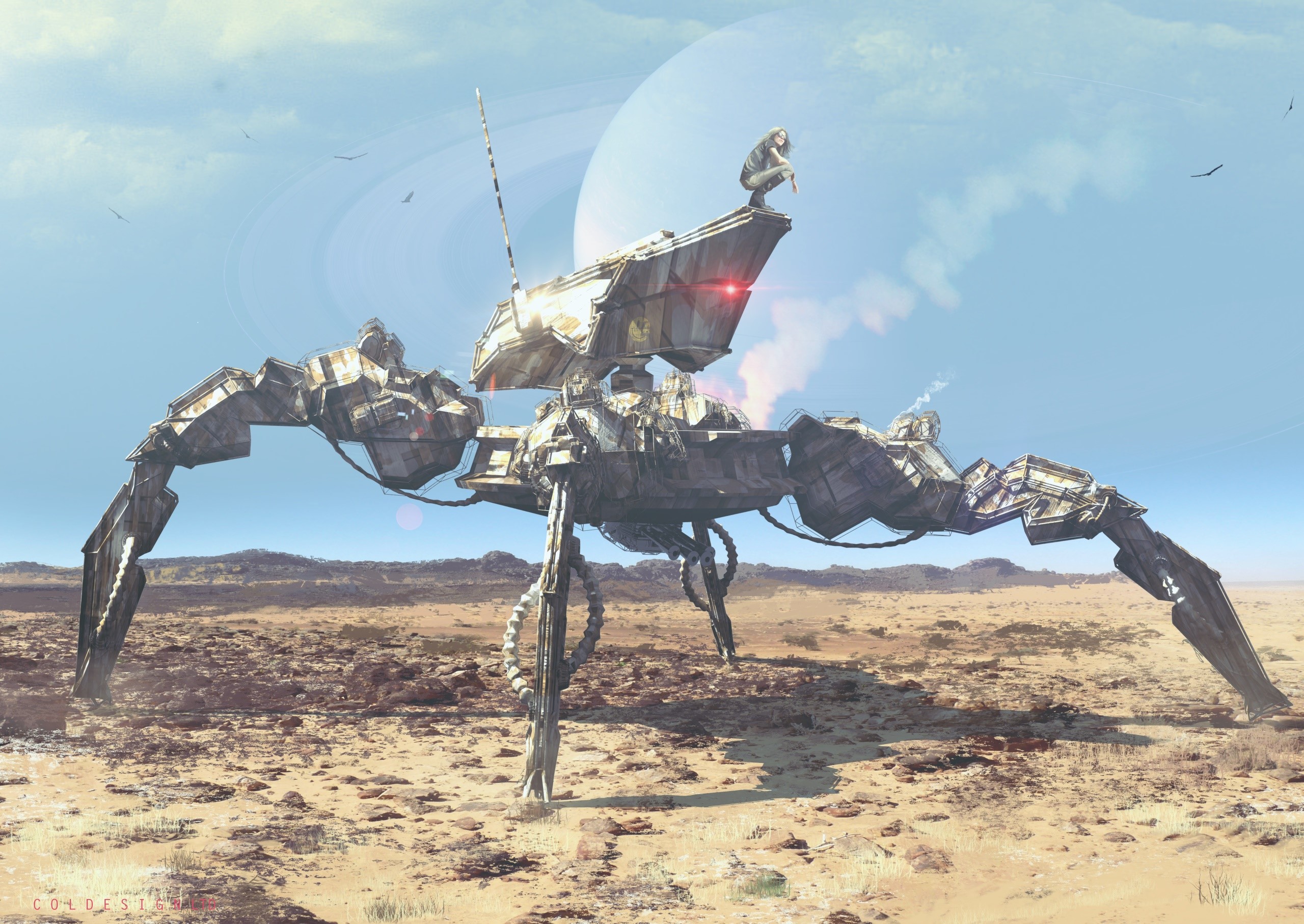 digital art, futuristic, artwork, HD Wallpaper