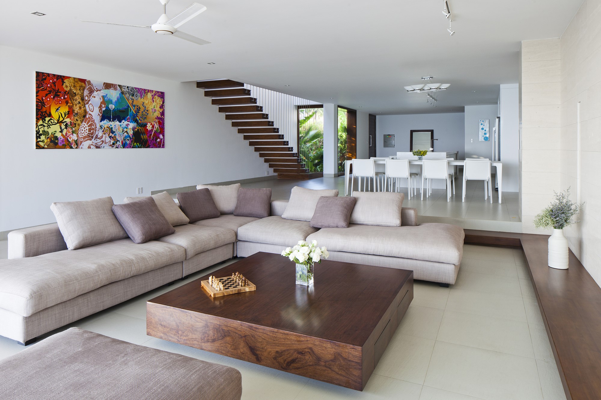 living rooms, interior, modern, HD Wallpaper