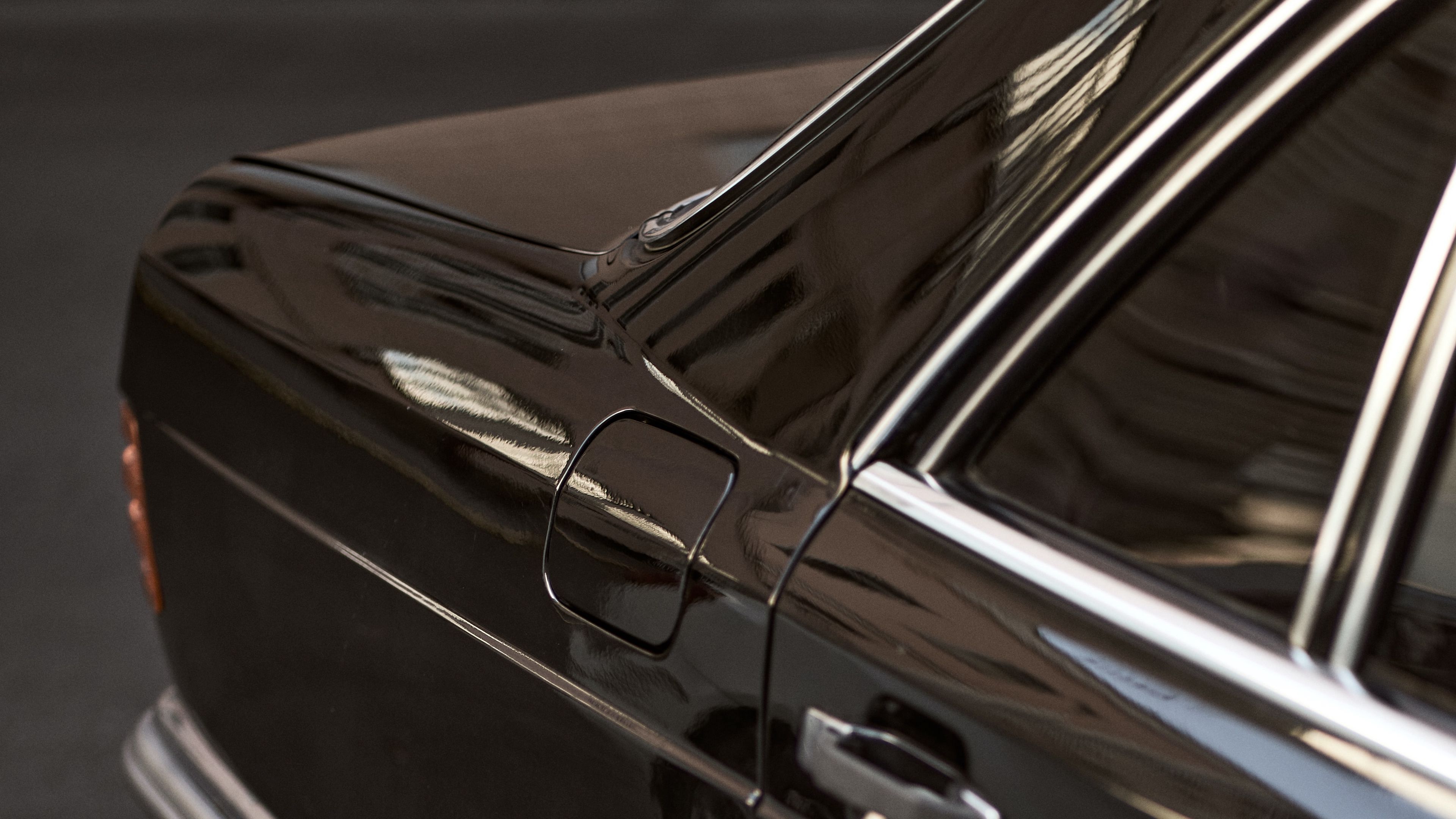 car, retro, wheel, black, 4k, HD Wallpaper