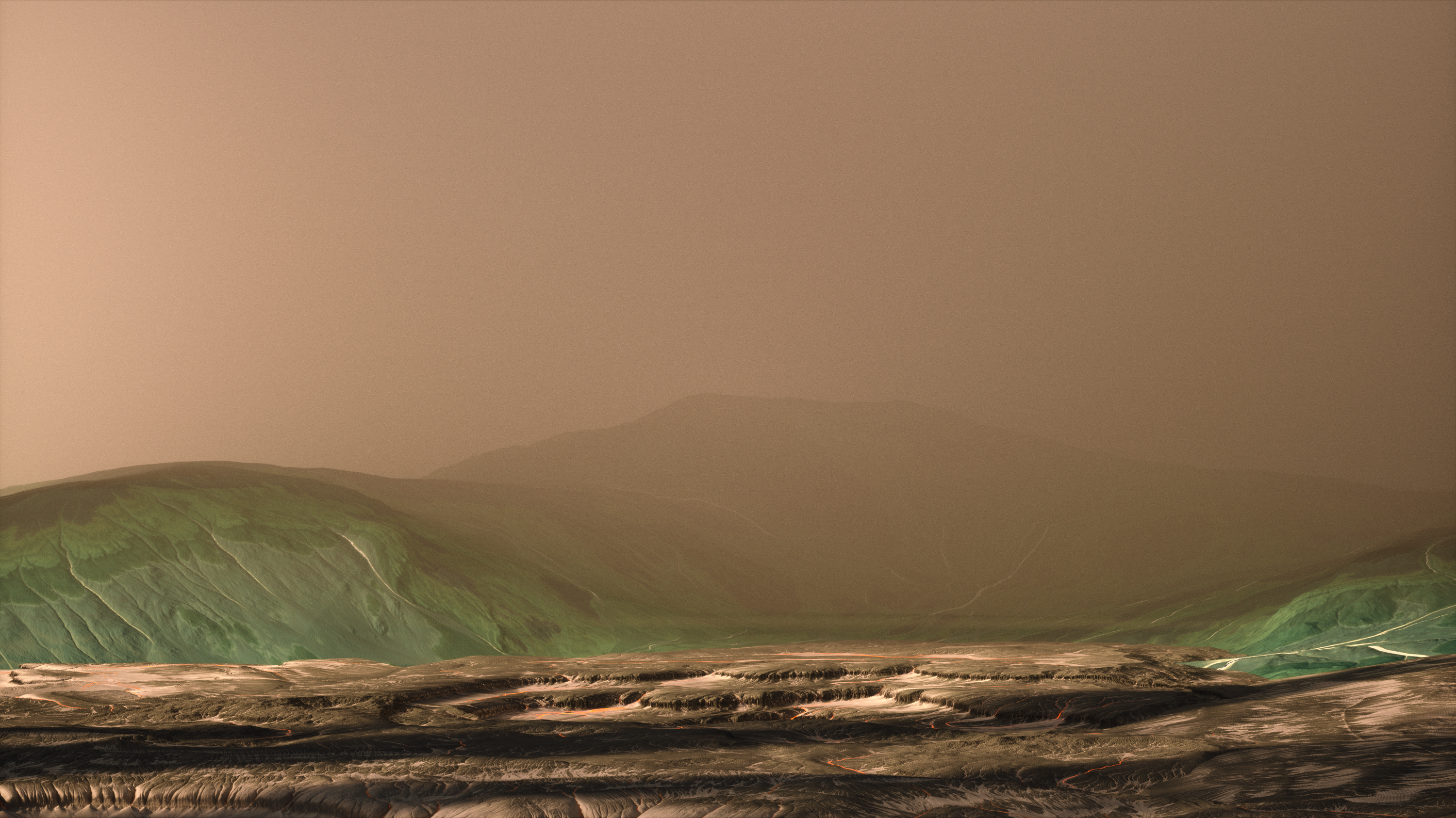 landscape, digital, Octane, OctaneRender, fantasy art, concept art, HD Wallpaper