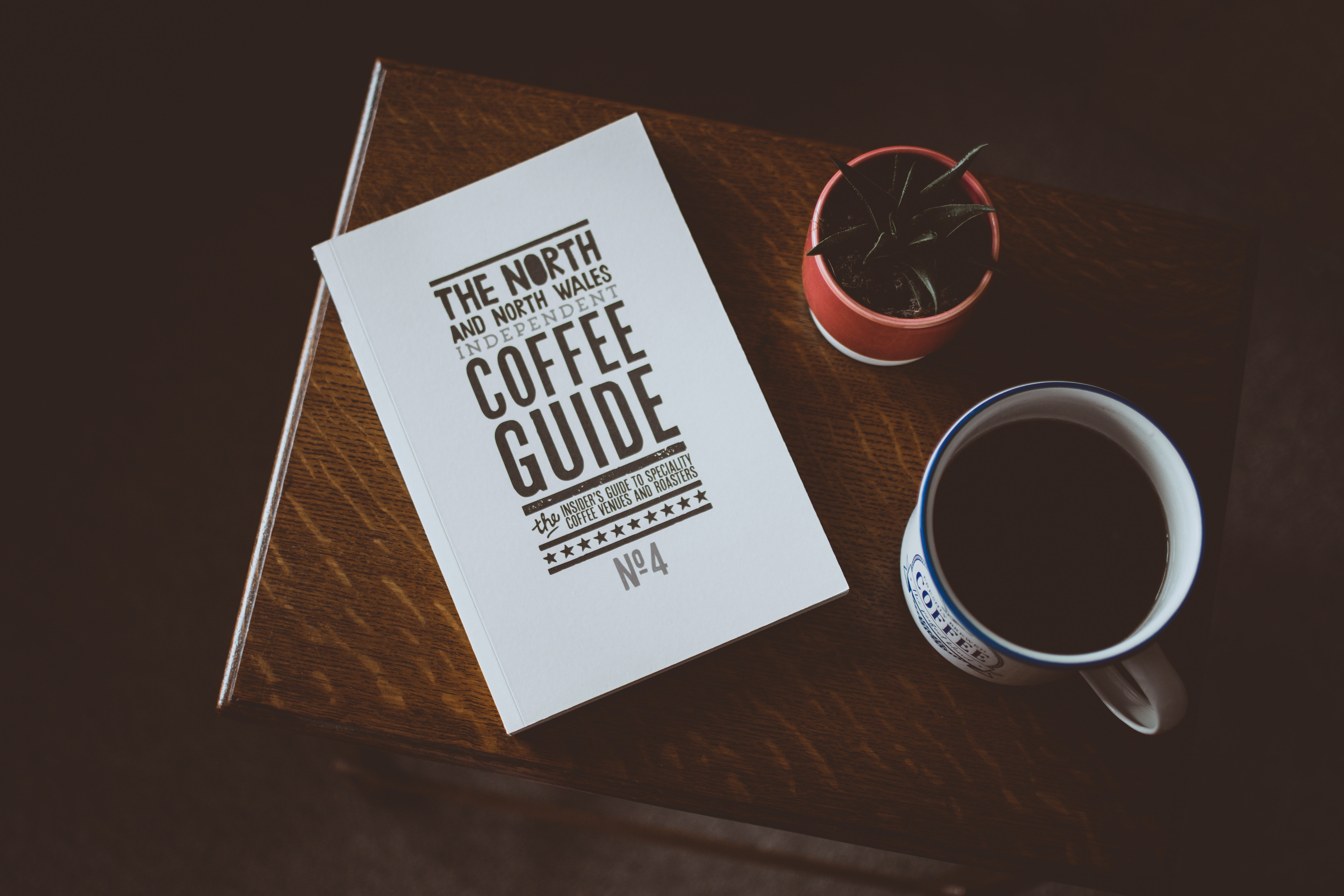 photography, coffee, drink, book cover, table, plants, cup, HD Wallpaper
