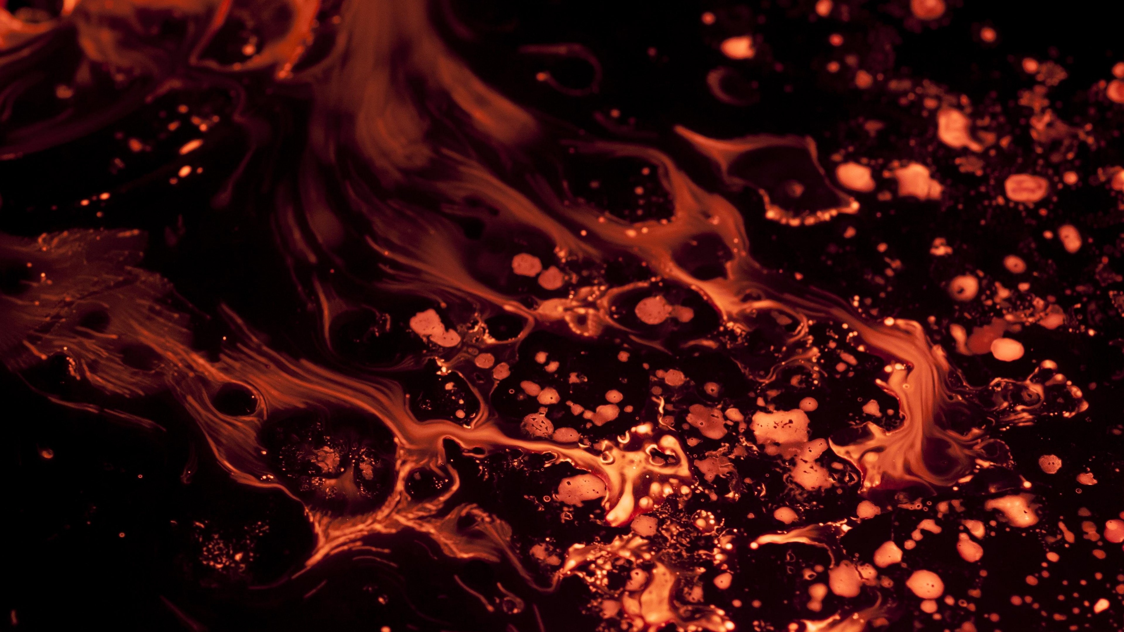 colorful, abstract, liquid, HD Wallpaper