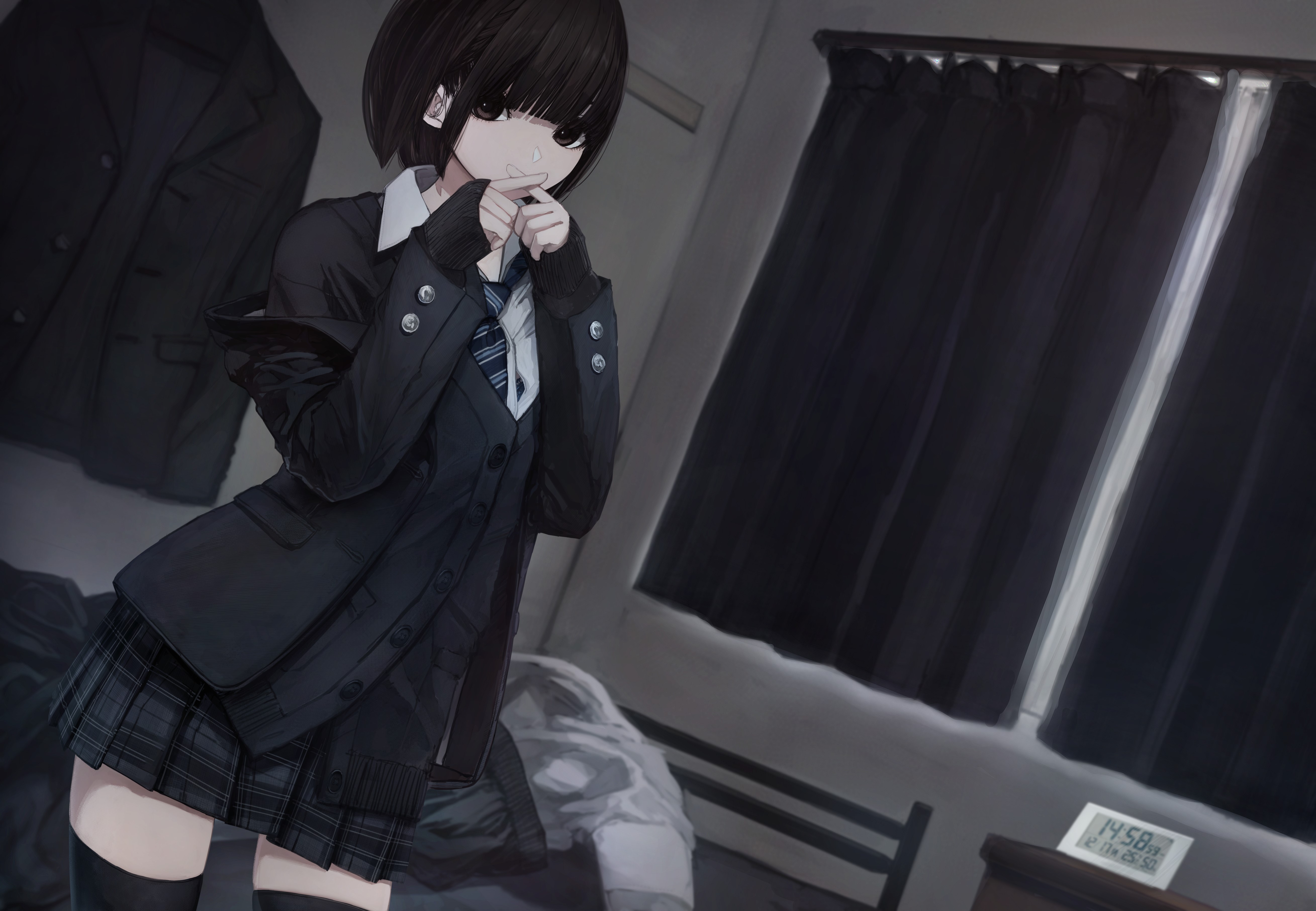 anime girls, anime, original characters, Hashimoto Kokai, HD Wallpaper