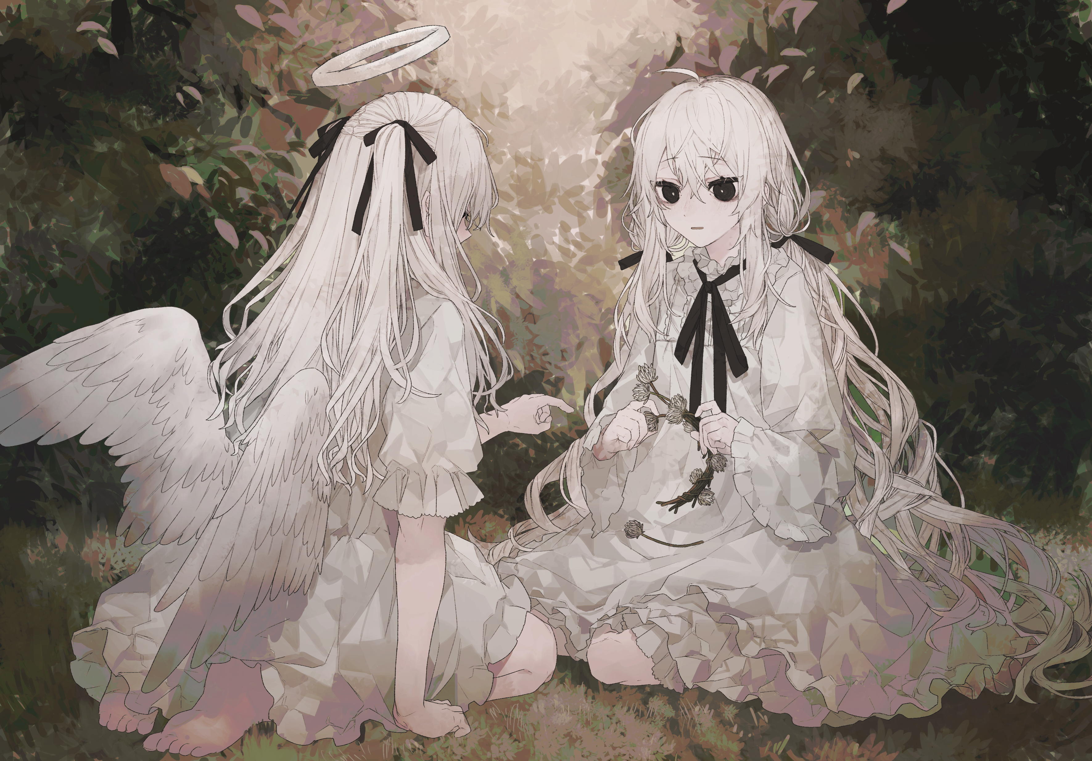 anime girls, anime, original characters, HD Wallpaper