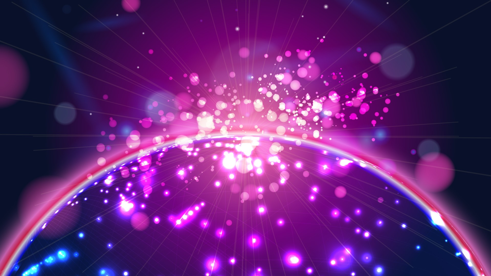 abstract, colorful, purple, vector, digital art, HD Wallpaper