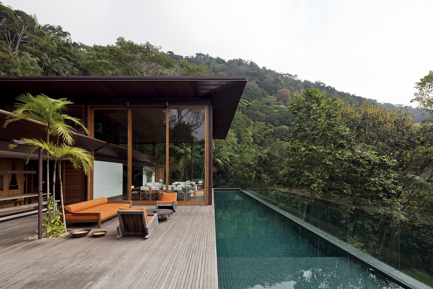 house, architecture, modern, swimming pool, nature, HD Wallpaper
