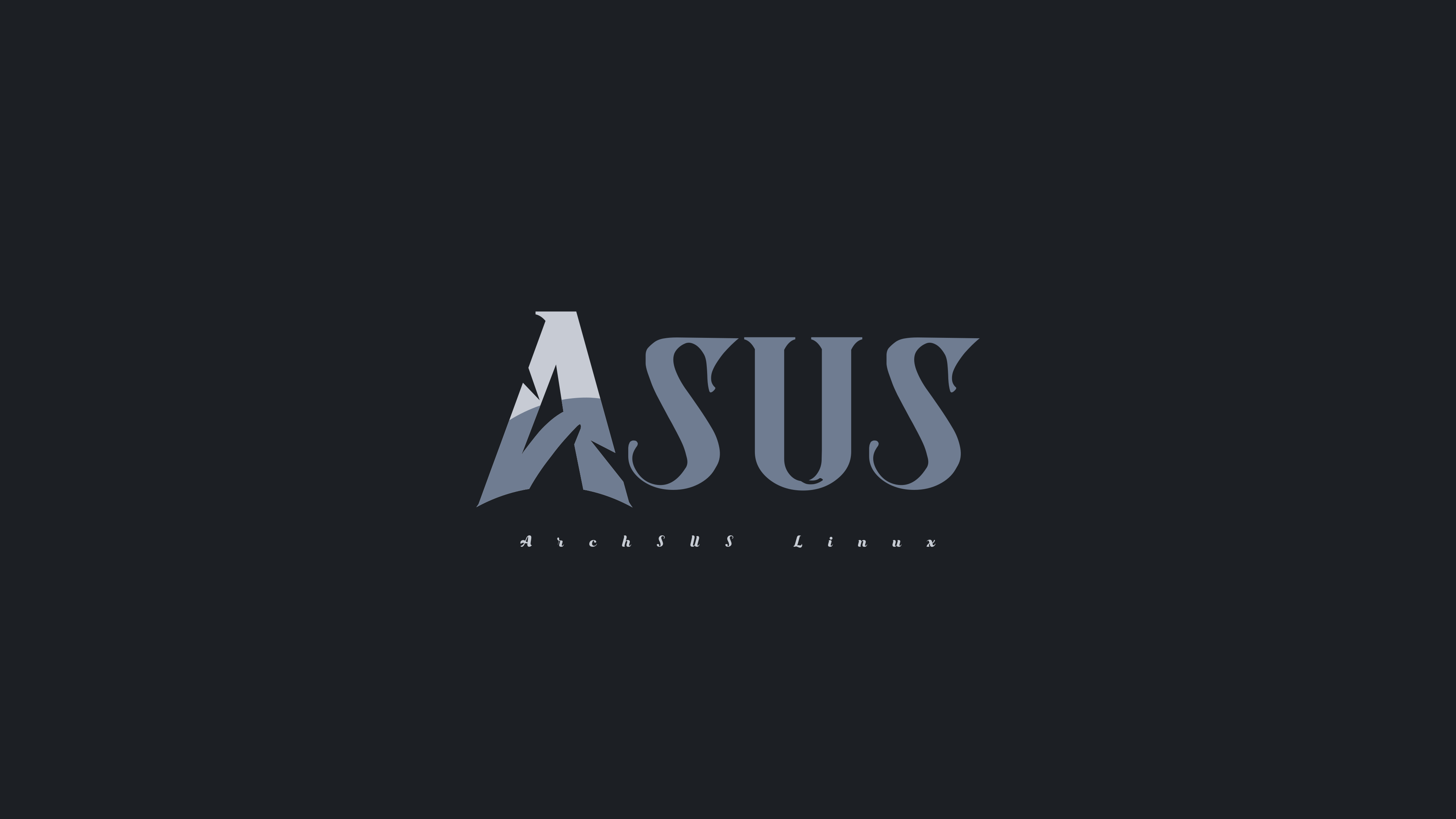 Arch Linux, GNU, Linux, ASUS, minimalism, logo, HD Wallpaper