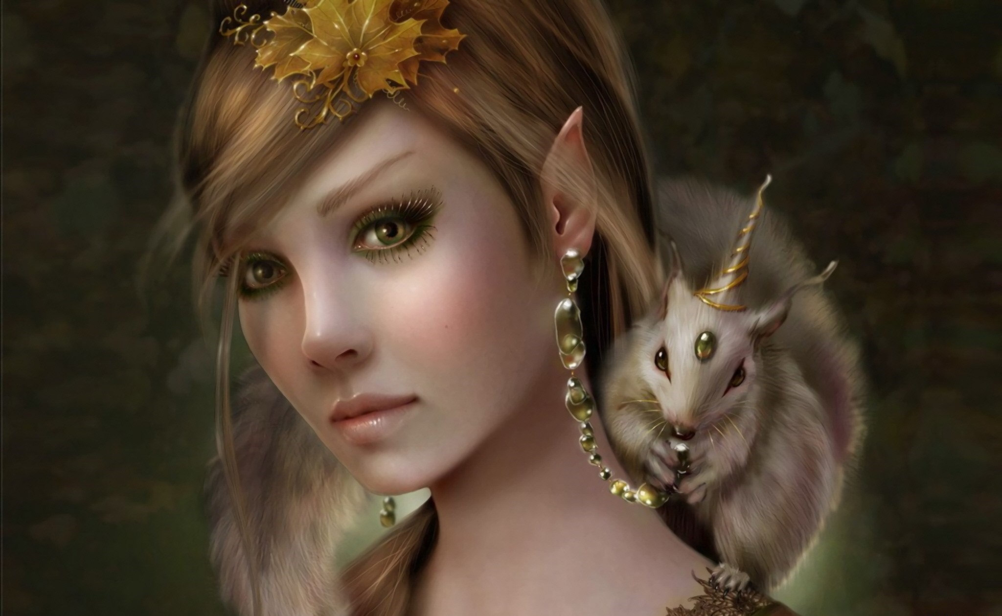 face, fantasy art, fantasy girl, HD Wallpaper