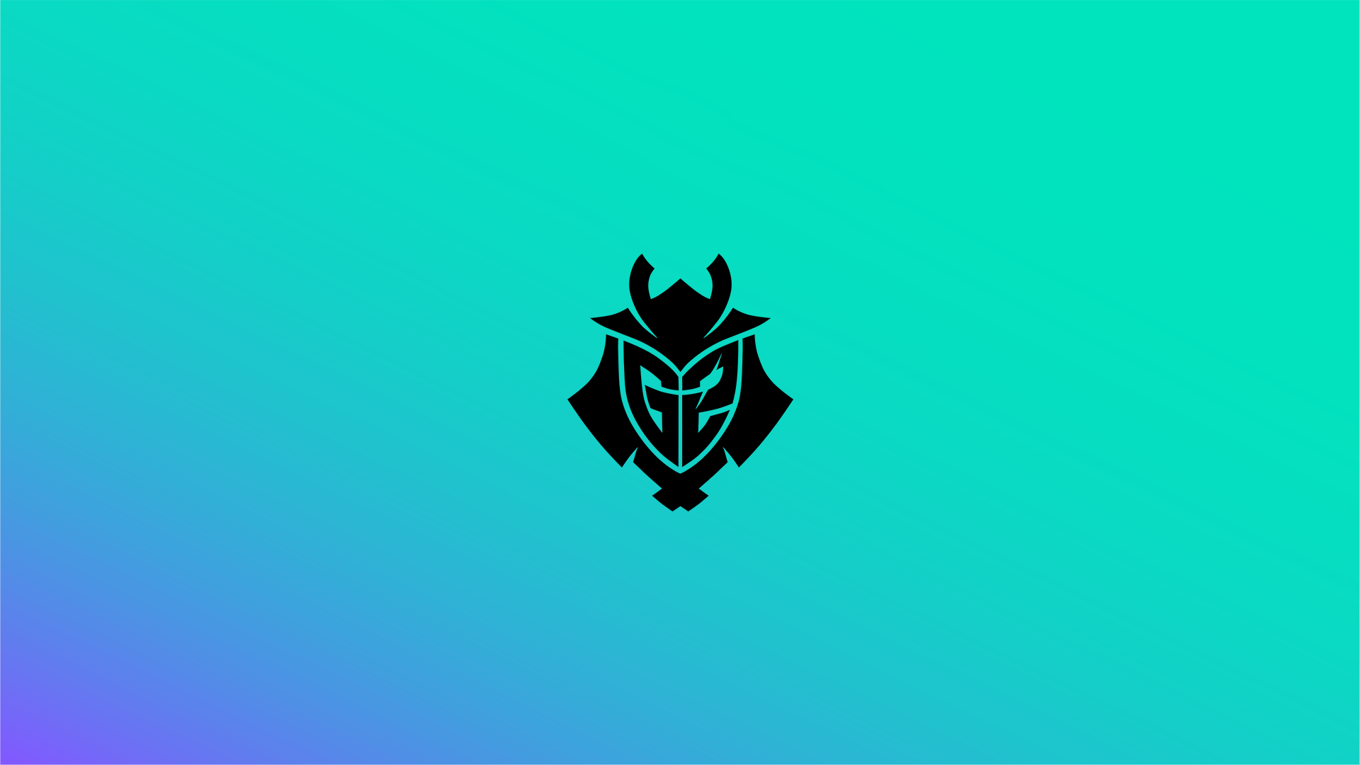 LEC, blue, G2 Esport, cyan, gradient, logo, HD Wallpaper