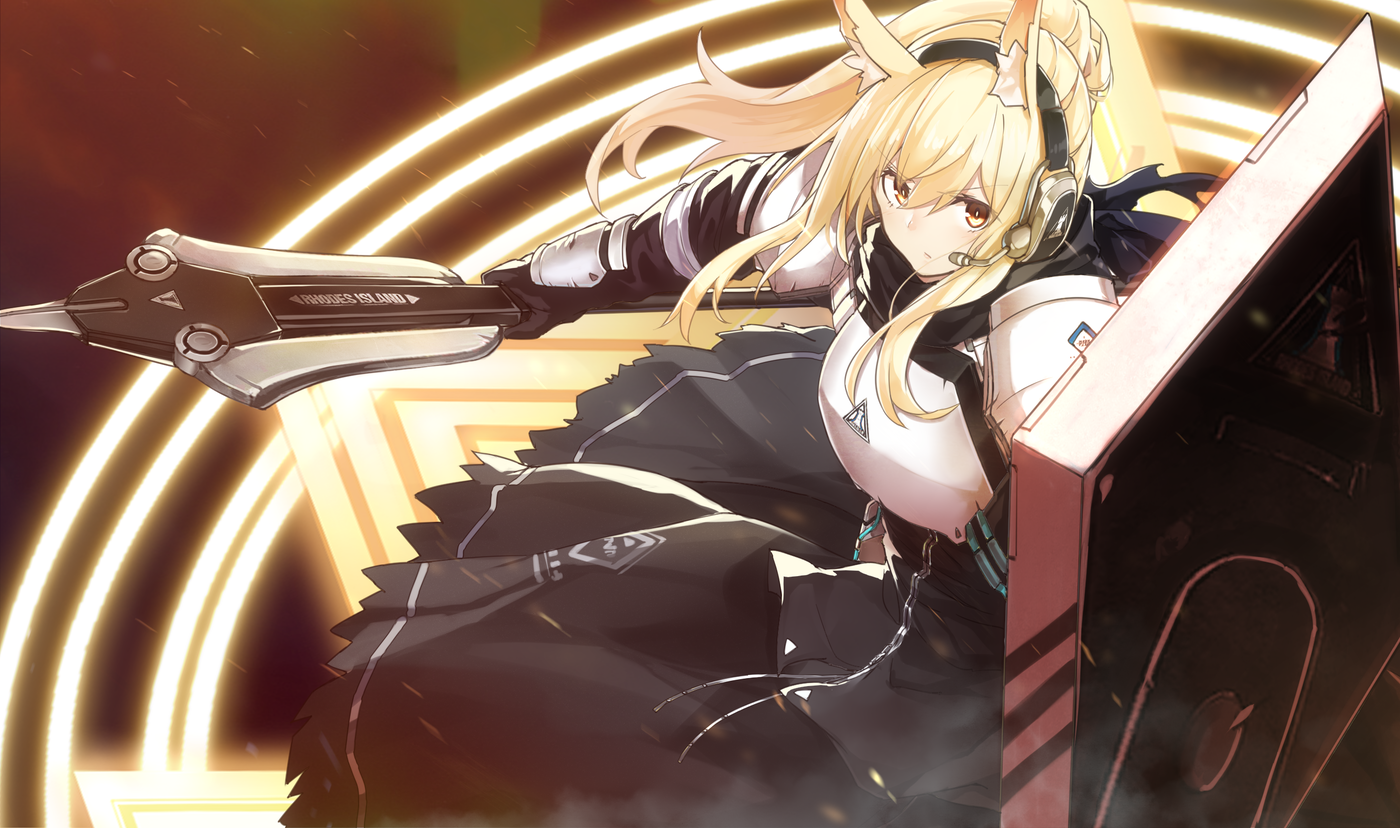 anime girls, anime, blonde, HD Wallpaper