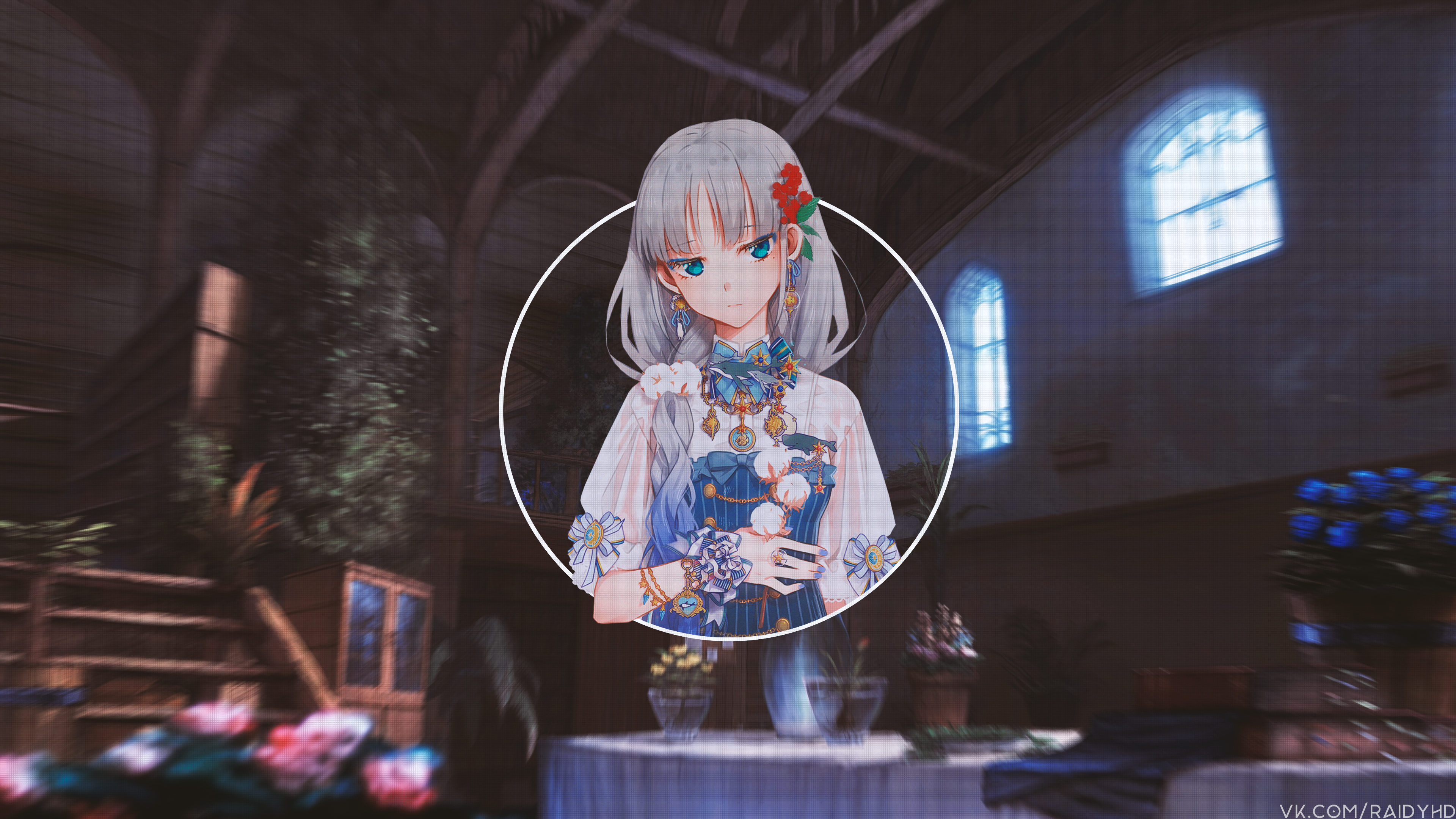 anime girls, anime, picture-in-picture, HD Wallpaper