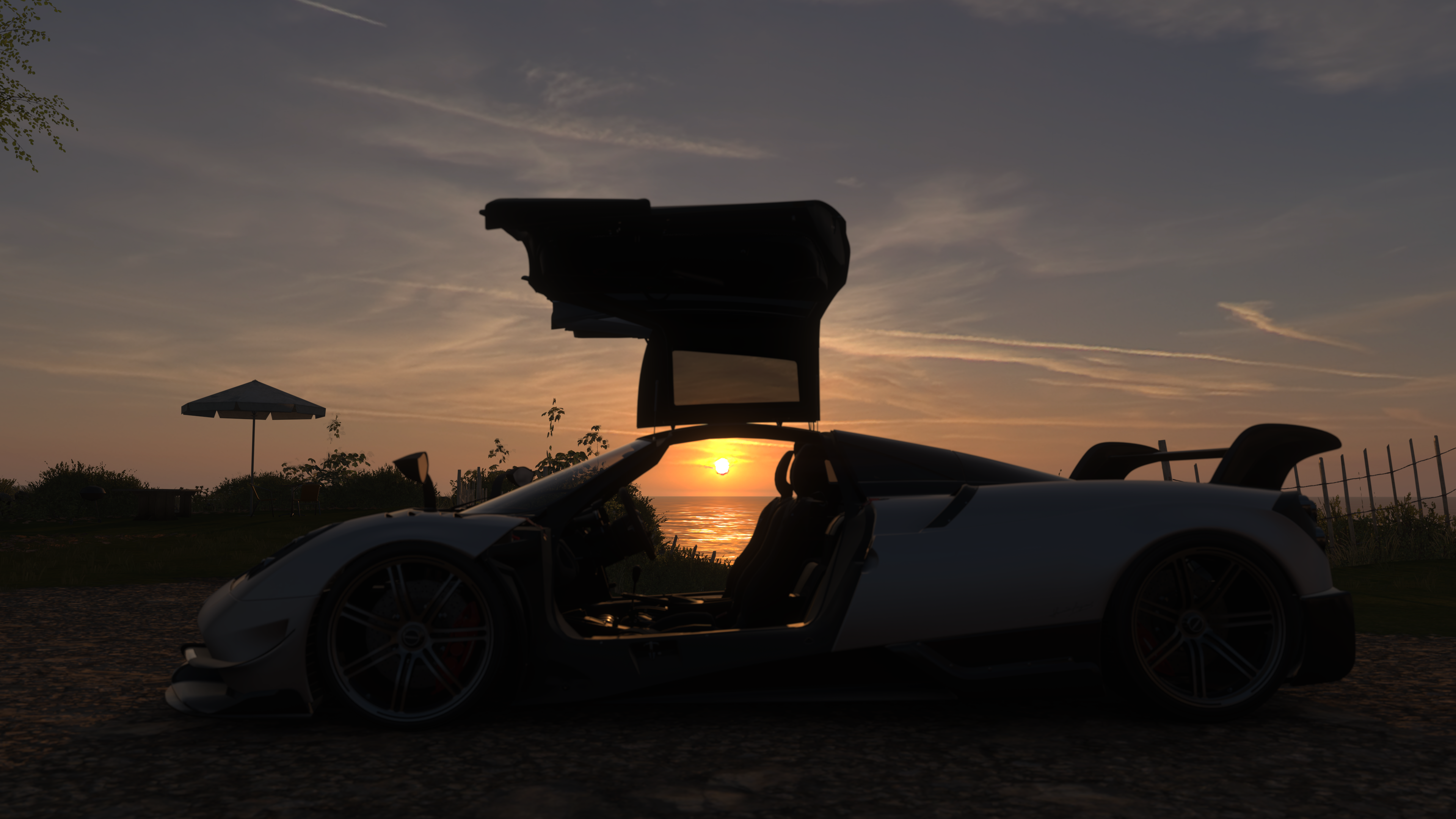 Forza, Forza Horizon 4, video games, sunlight, sky, car, screen shot, vehicle, HD Wallpaper