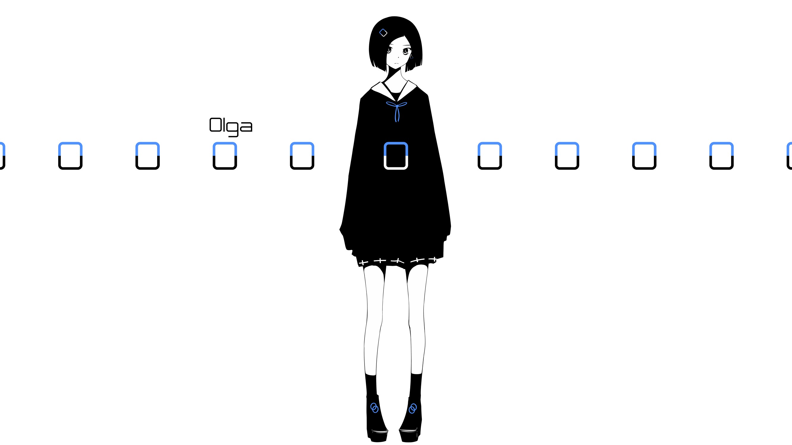 anime girls, simple background, original characters, short hair, skirt, jacket, white background, anime, HD Wallpaper