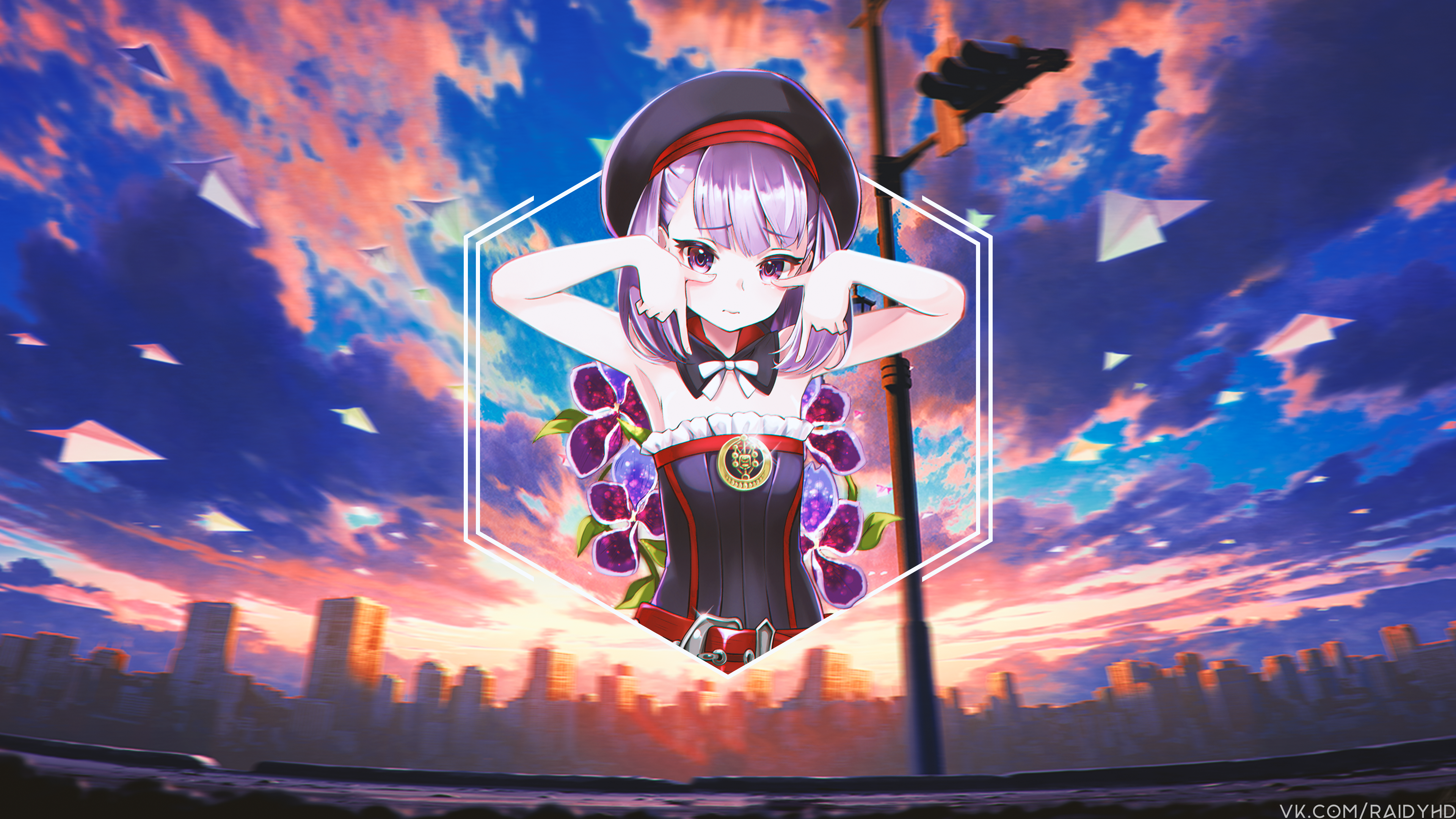 anime girls, anime, picture-in-picture, Helena Blavatsky (Fate/Grand order), HD Wallpaper