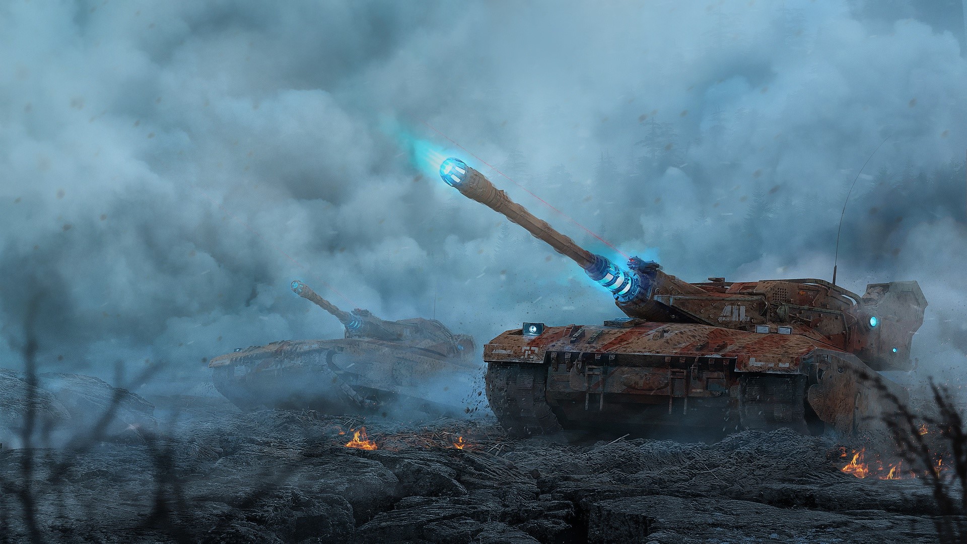 ArtStation, tank, vehicle, digital art, HD Wallpaper