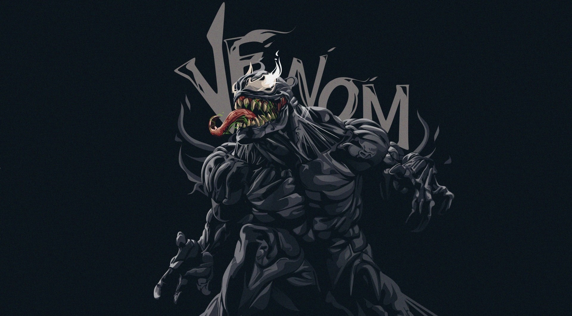artwork, creature, Venom, HD Wallpaper