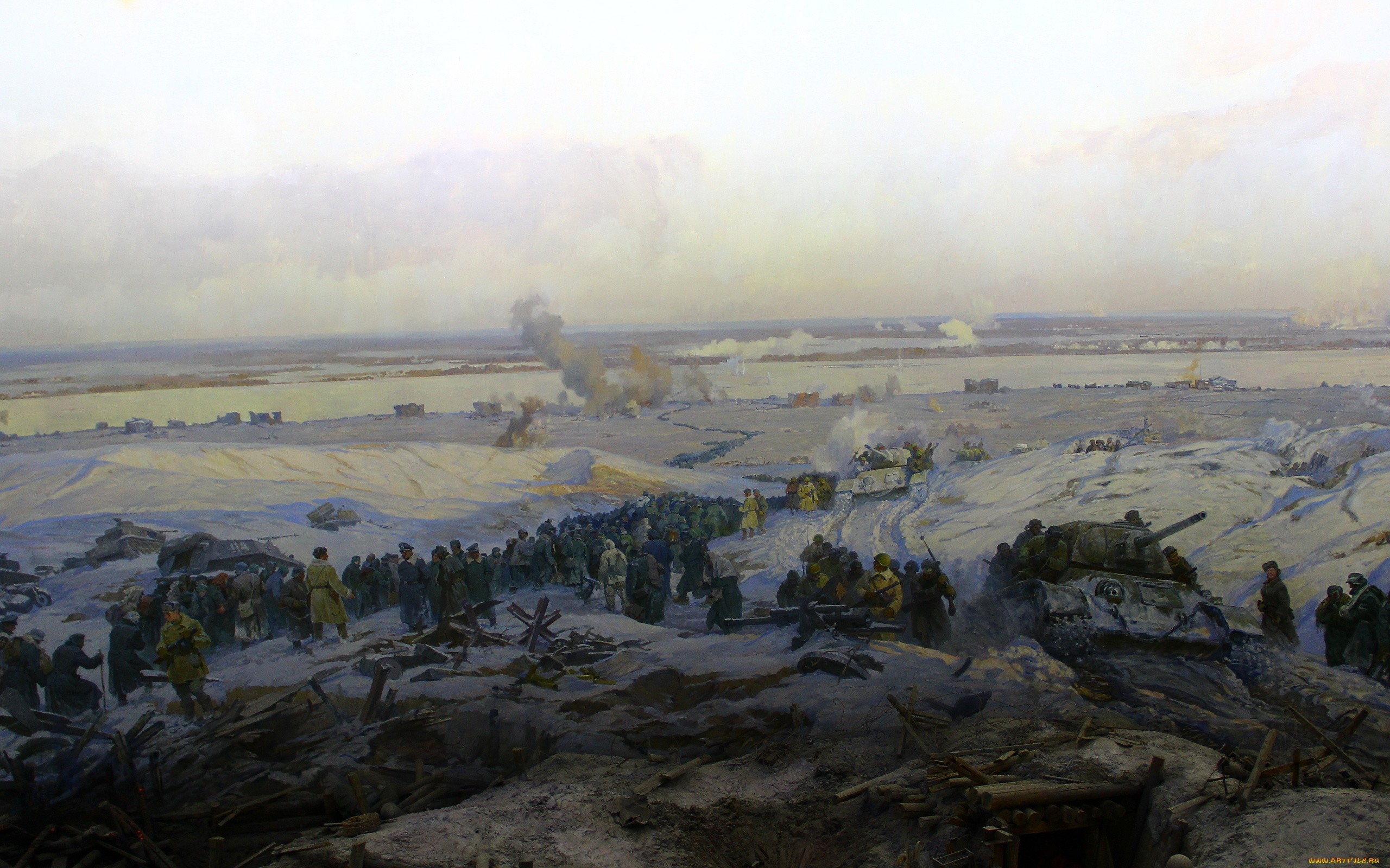 war, World War II, artwork, military, HD Wallpaper