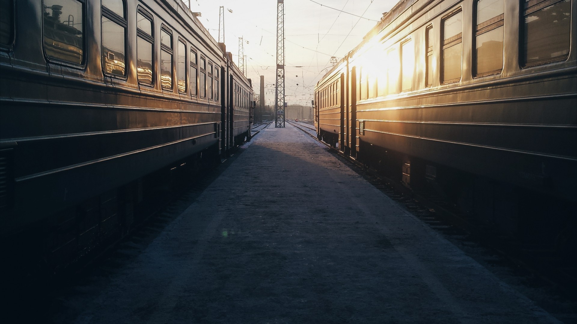 train, train station, railway station, photography, vehicle, sunlight, urban, outdoors, HD Wallpaper
