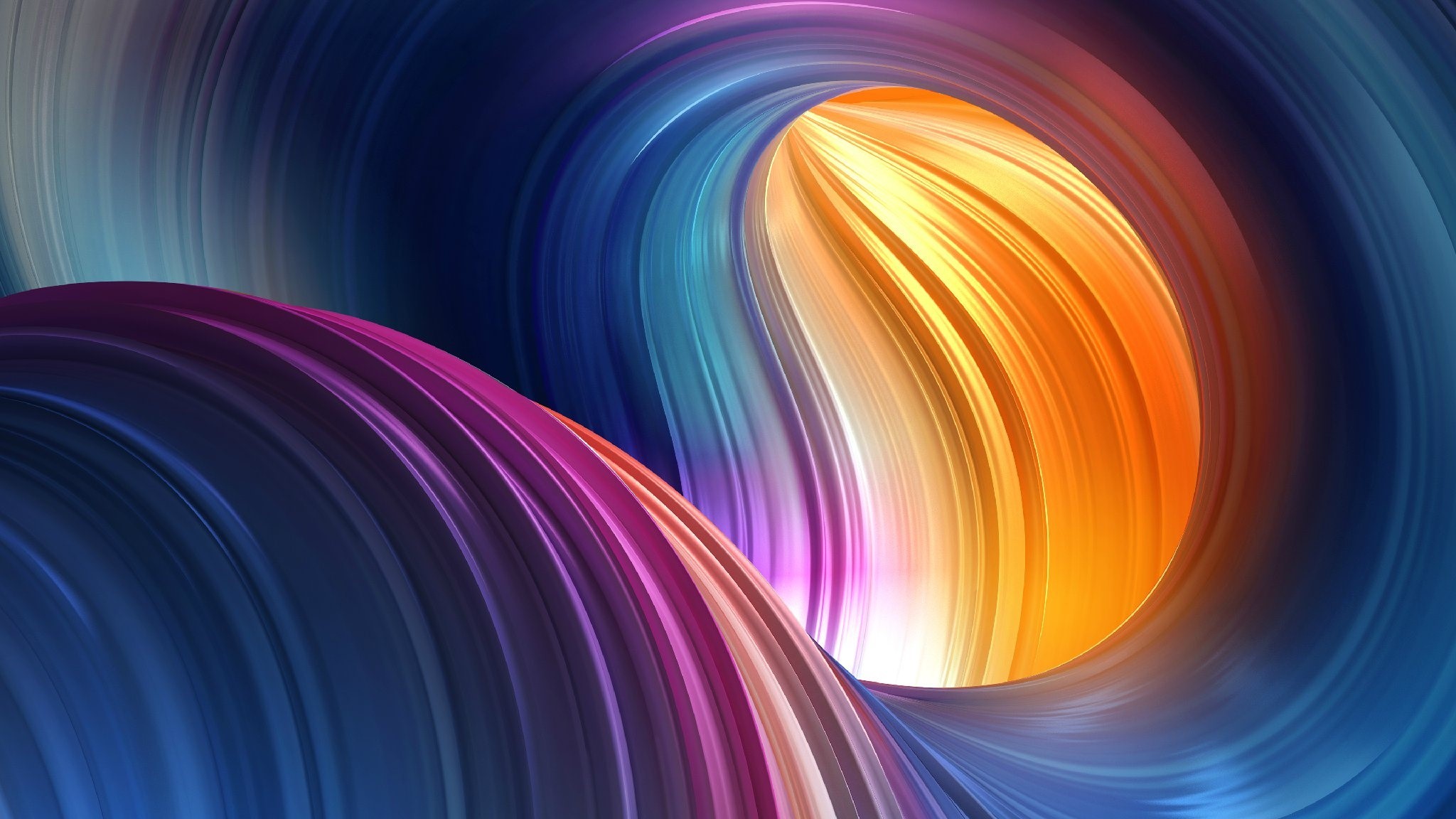 shapes, digital art, colorful, abstract, HD Wallpaper