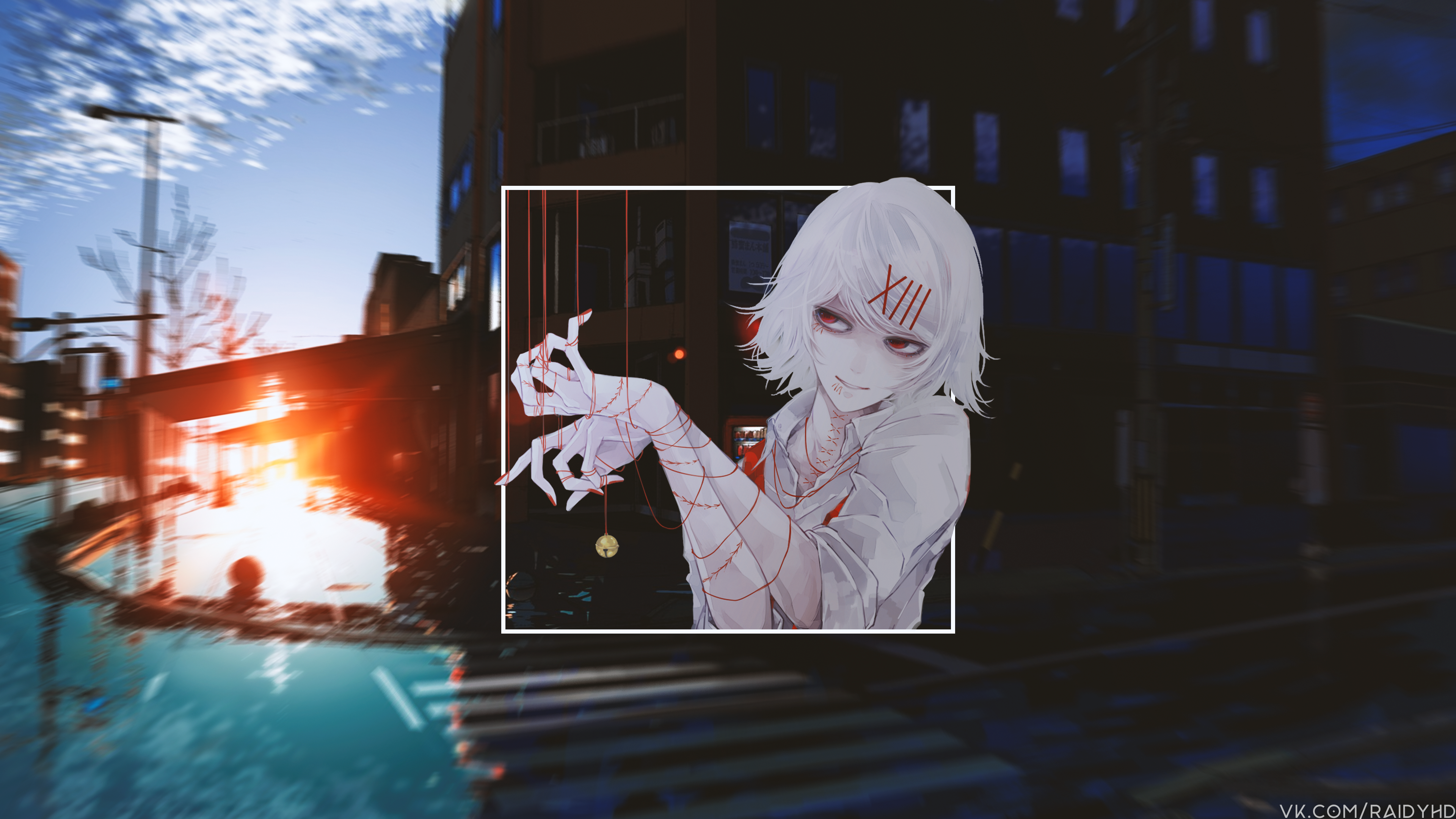 anime, picture-in-picture, anime boys, Tokyo Ghoul, Suzuya Juuzou, HD Wallpaper