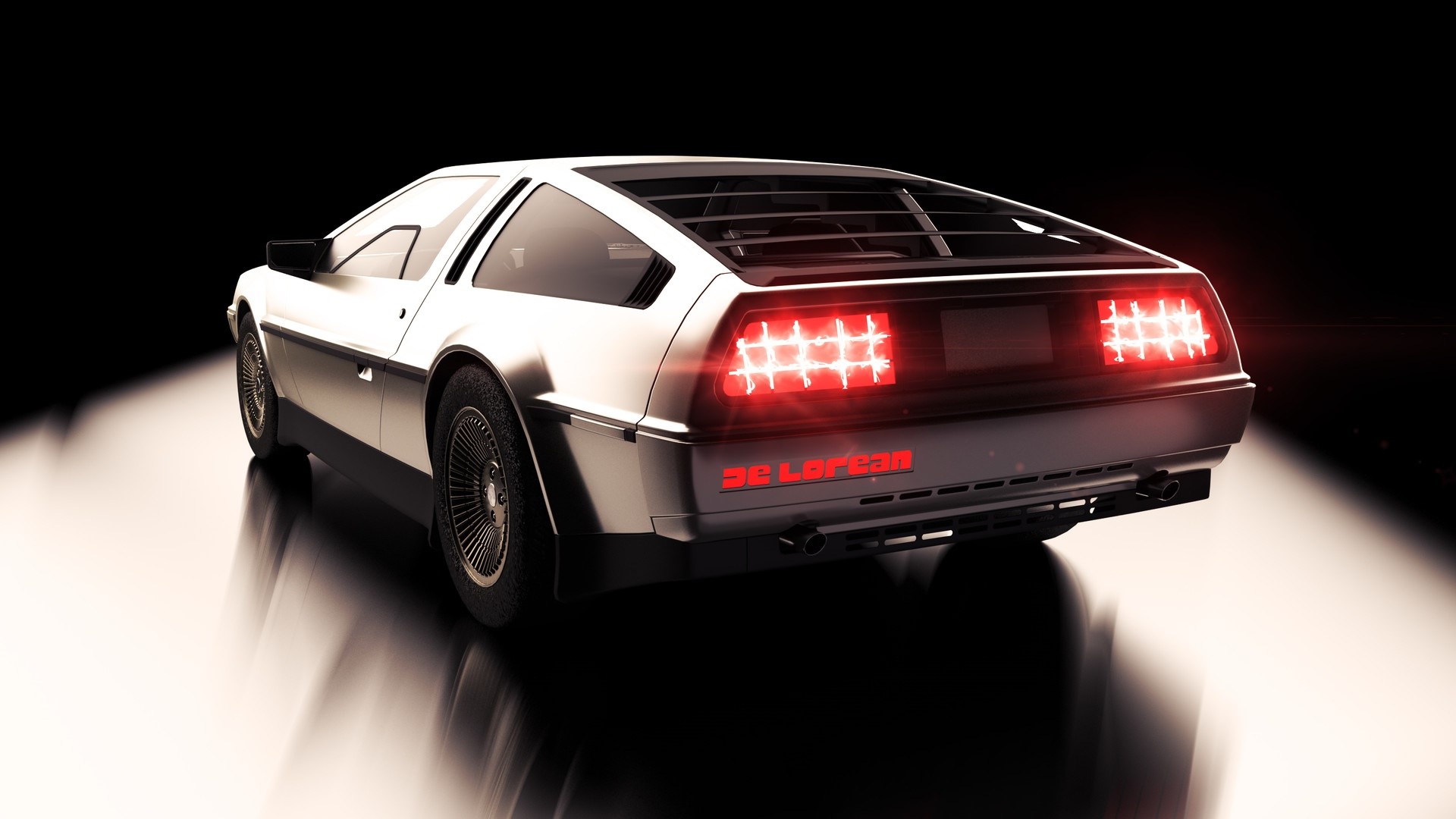 car, vehicle, silver cars, DeLorean, HD Wallpaper