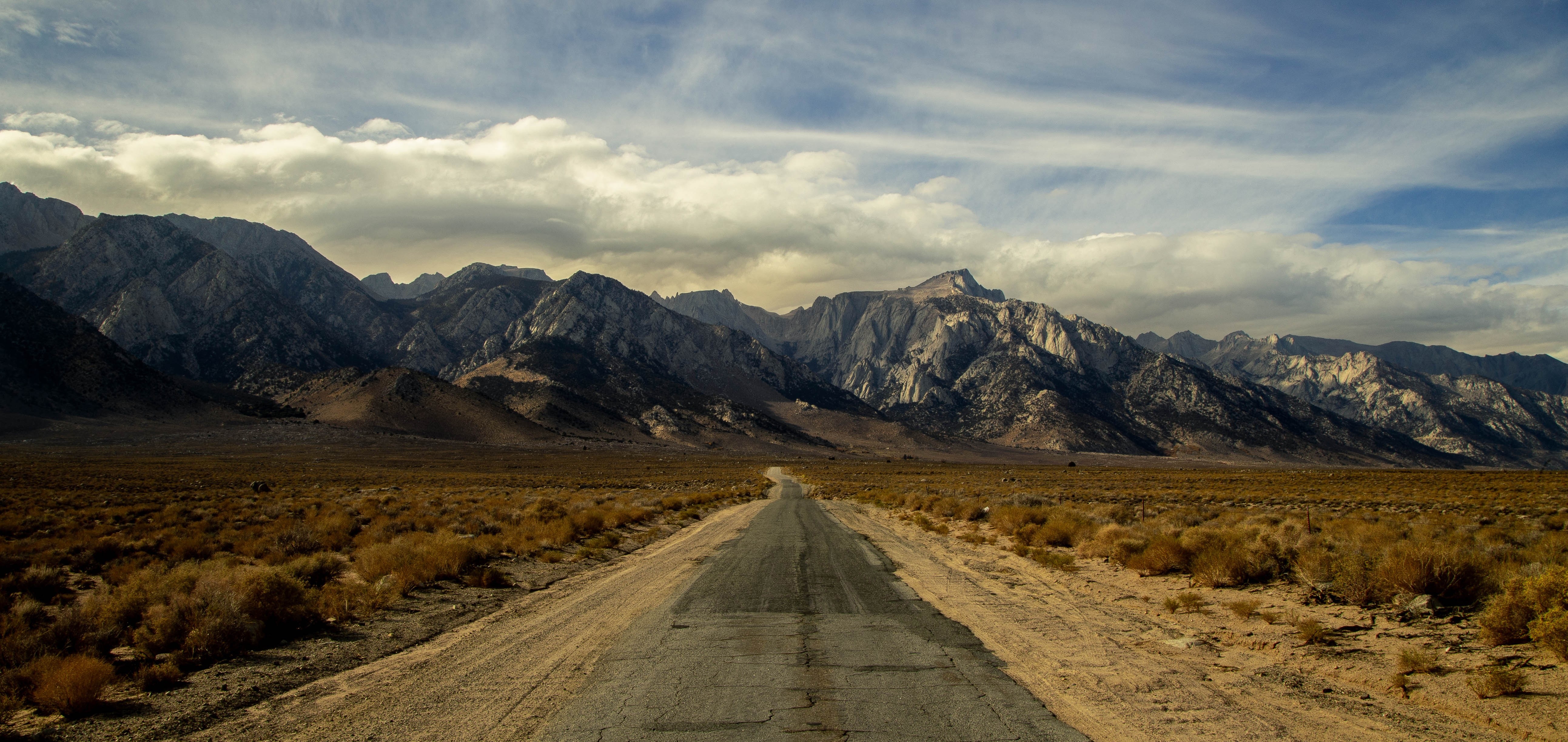 nature, landscape, road, mountains, HD Wallpaper