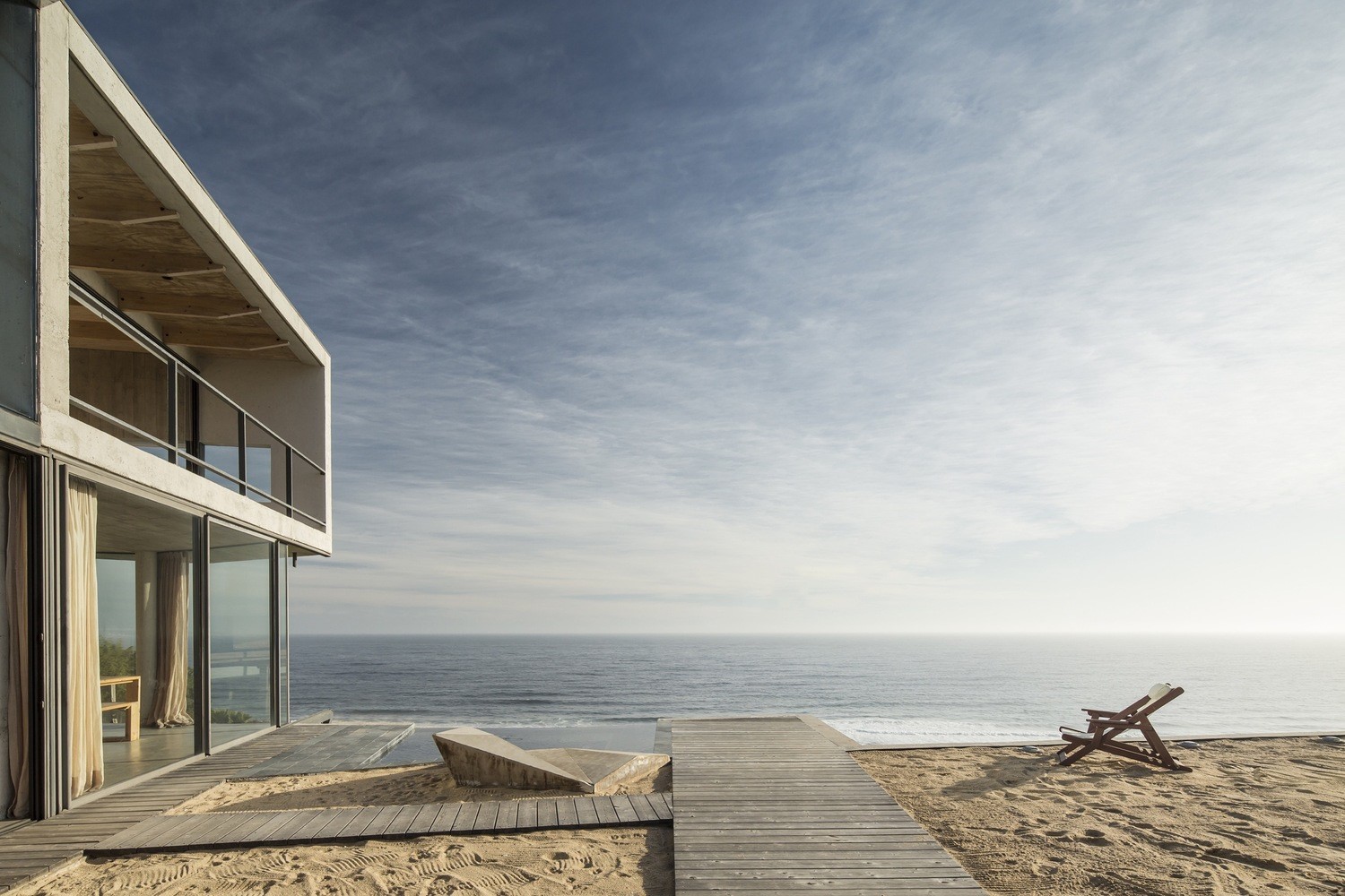 house, architecture, modern, mansions, sea, sky, HD Wallpaper