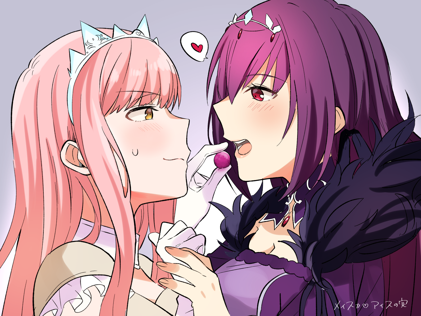 anime girls, anime, Fate/Grand Order, Scathach (Fate/Grand Order), Medb ( fate/grand order ), yuri, HD Wallpaper