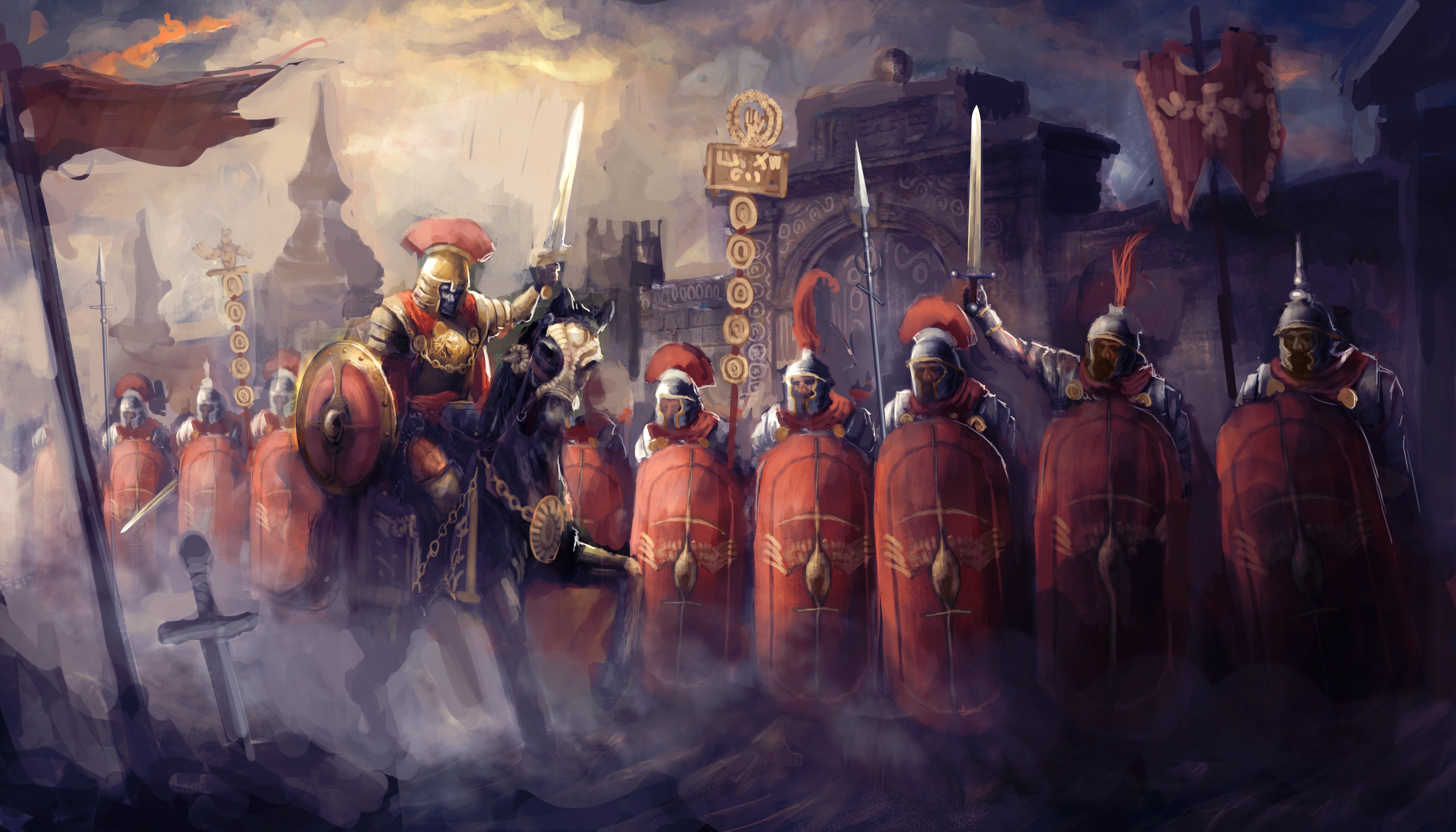 artwork, fantasy art, history, knight, HD Wallpaper