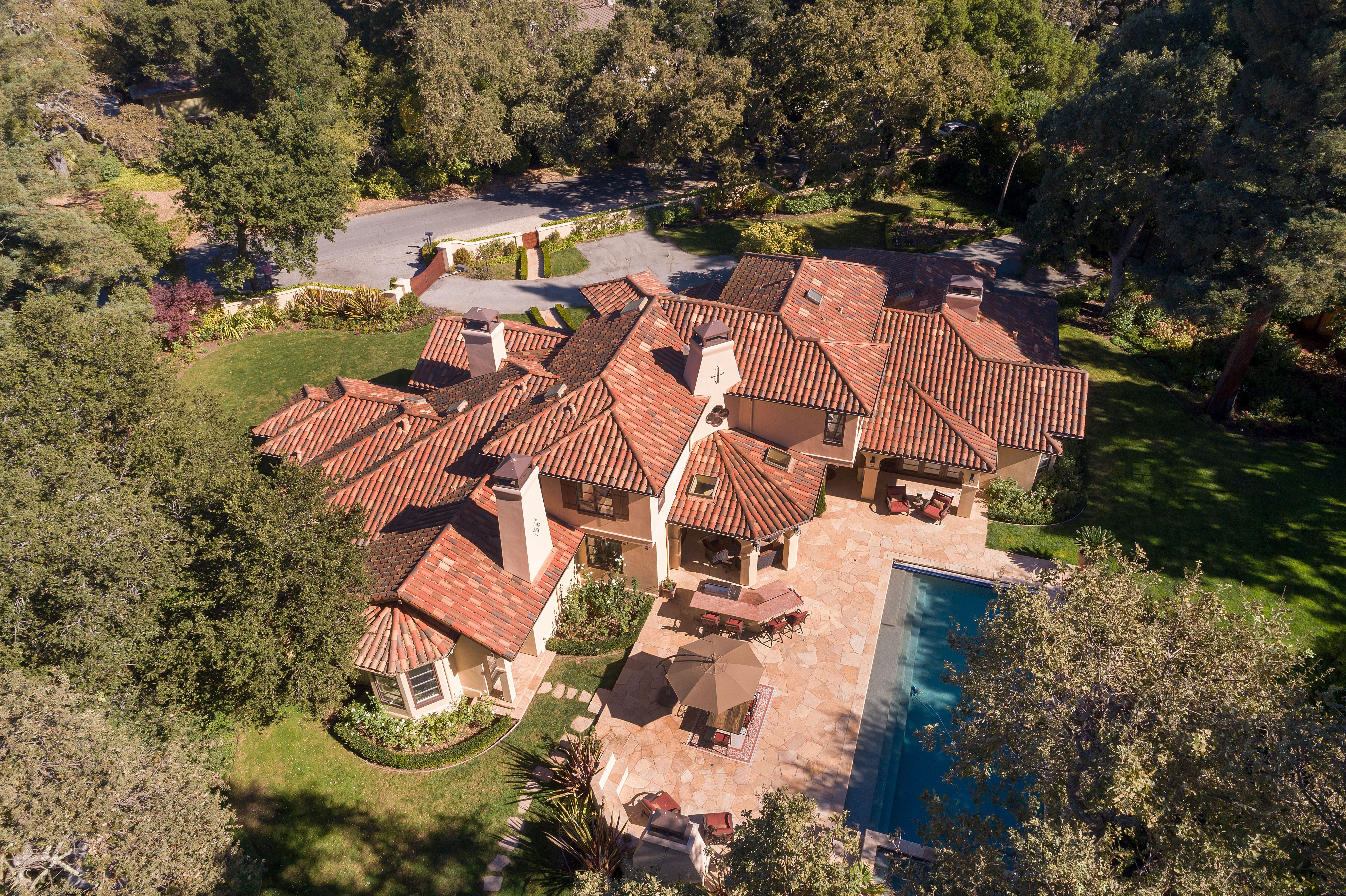 house, mansions, building, swimming pool, HD Wallpaper