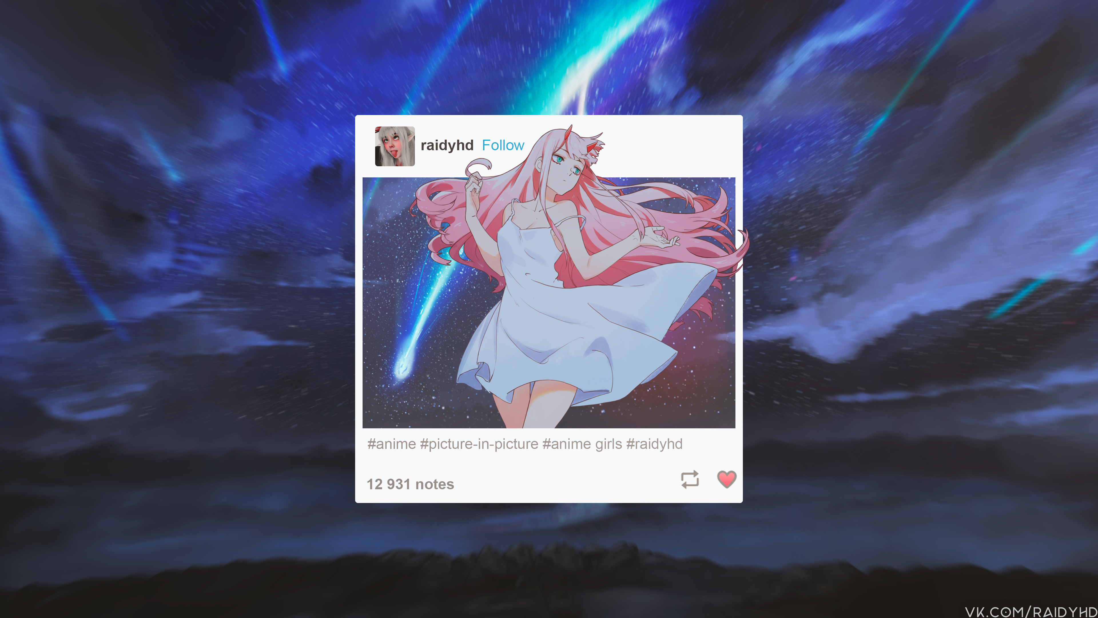 anime, anime girls, picture-in-picture, Zero Two (Darling in the FranXX), Code:002, HD Wallpaper