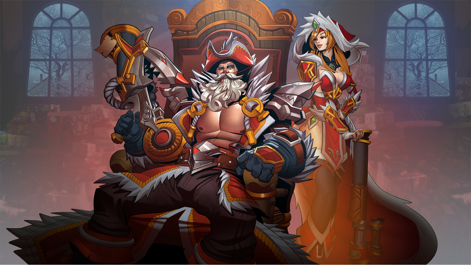 Paladins: Champions of the Realm, fantasy girl, Fantasy Men, big boobs, fantasy art, HD Wallpaper
