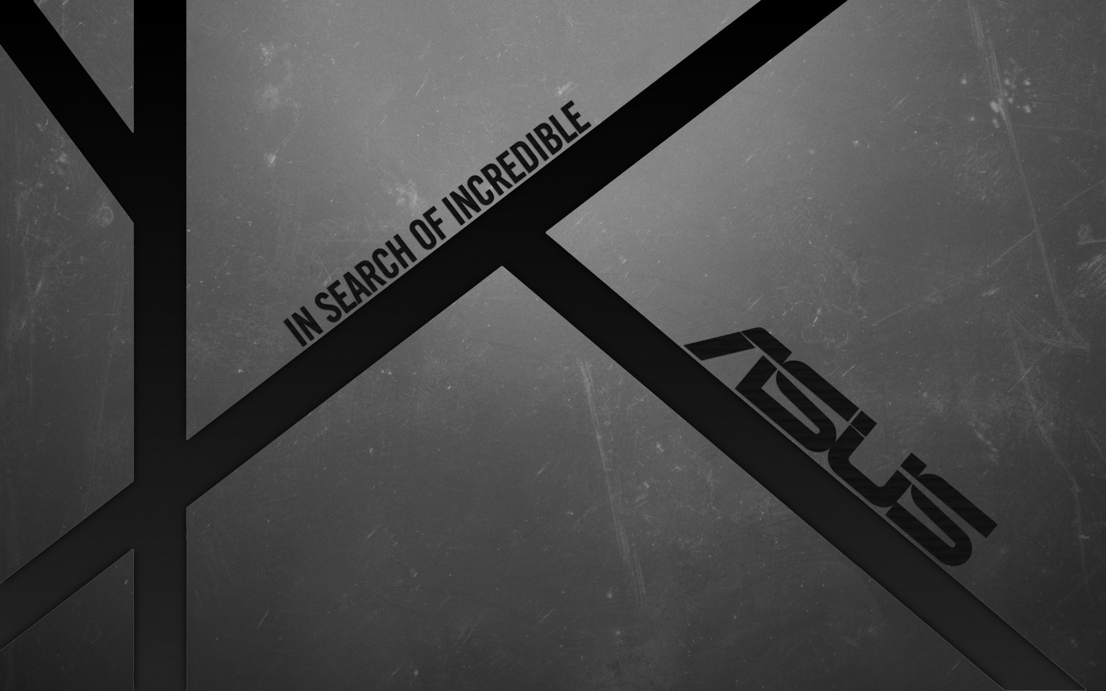 logo, digital art, lines, ASUS, HD Wallpaper