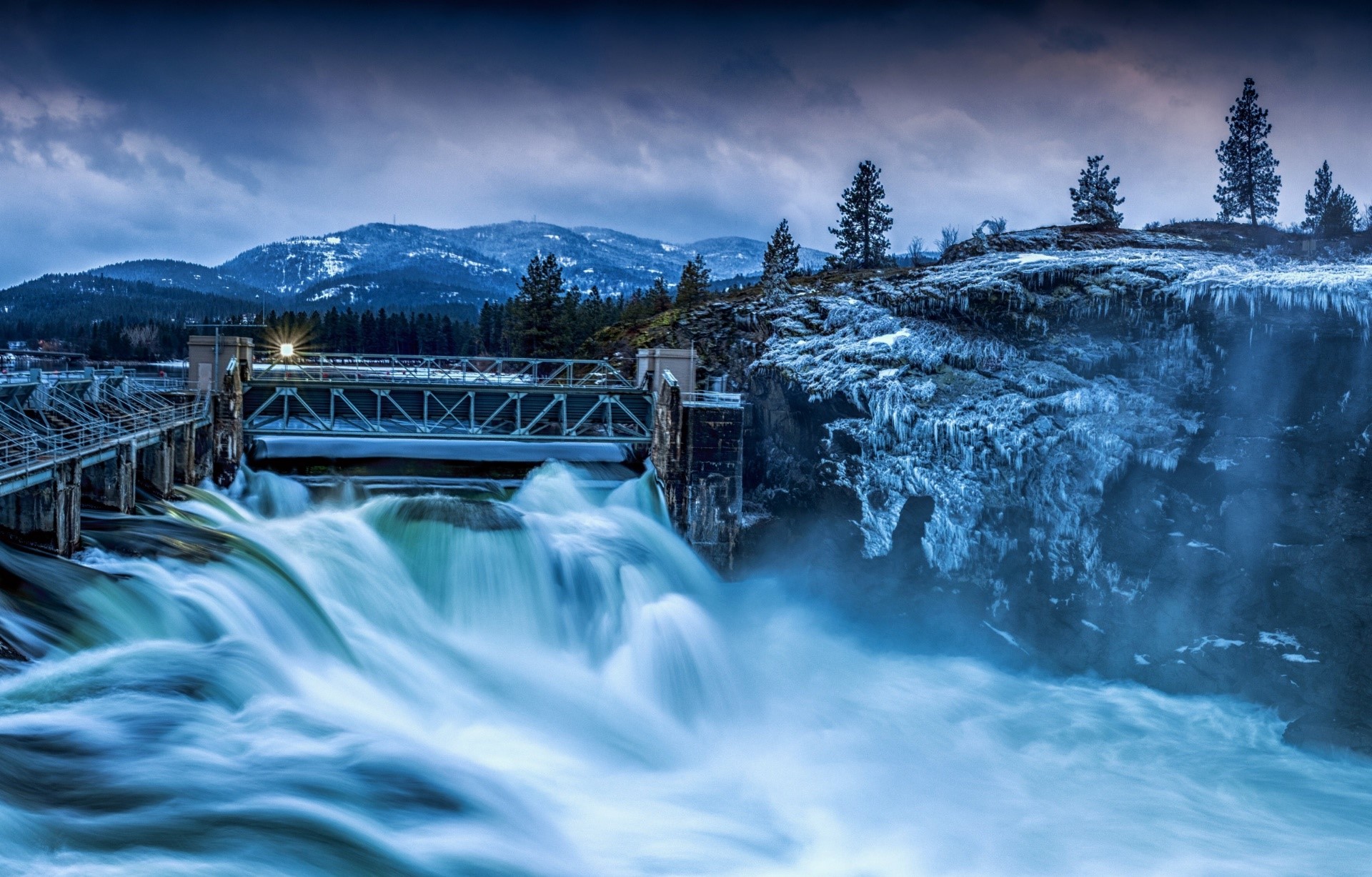 long exposure, water, outdoors, landscape, HD Wallpaper