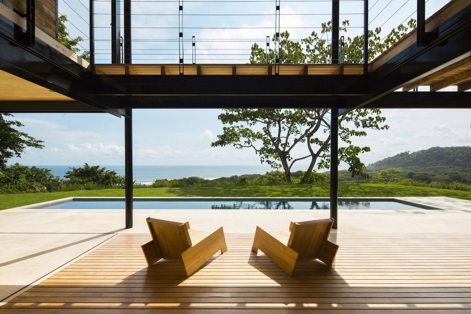 house, architecture, modern, swimming pool, HD Wallpaper