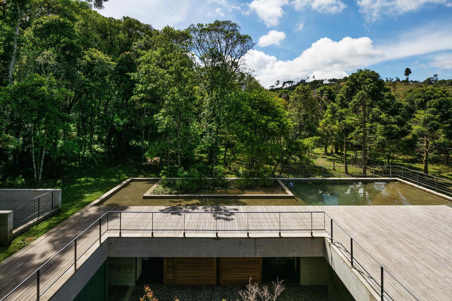 house, modern, luxury, mansions, architecture, swimming pool, trees, nature, HD Wallpaper