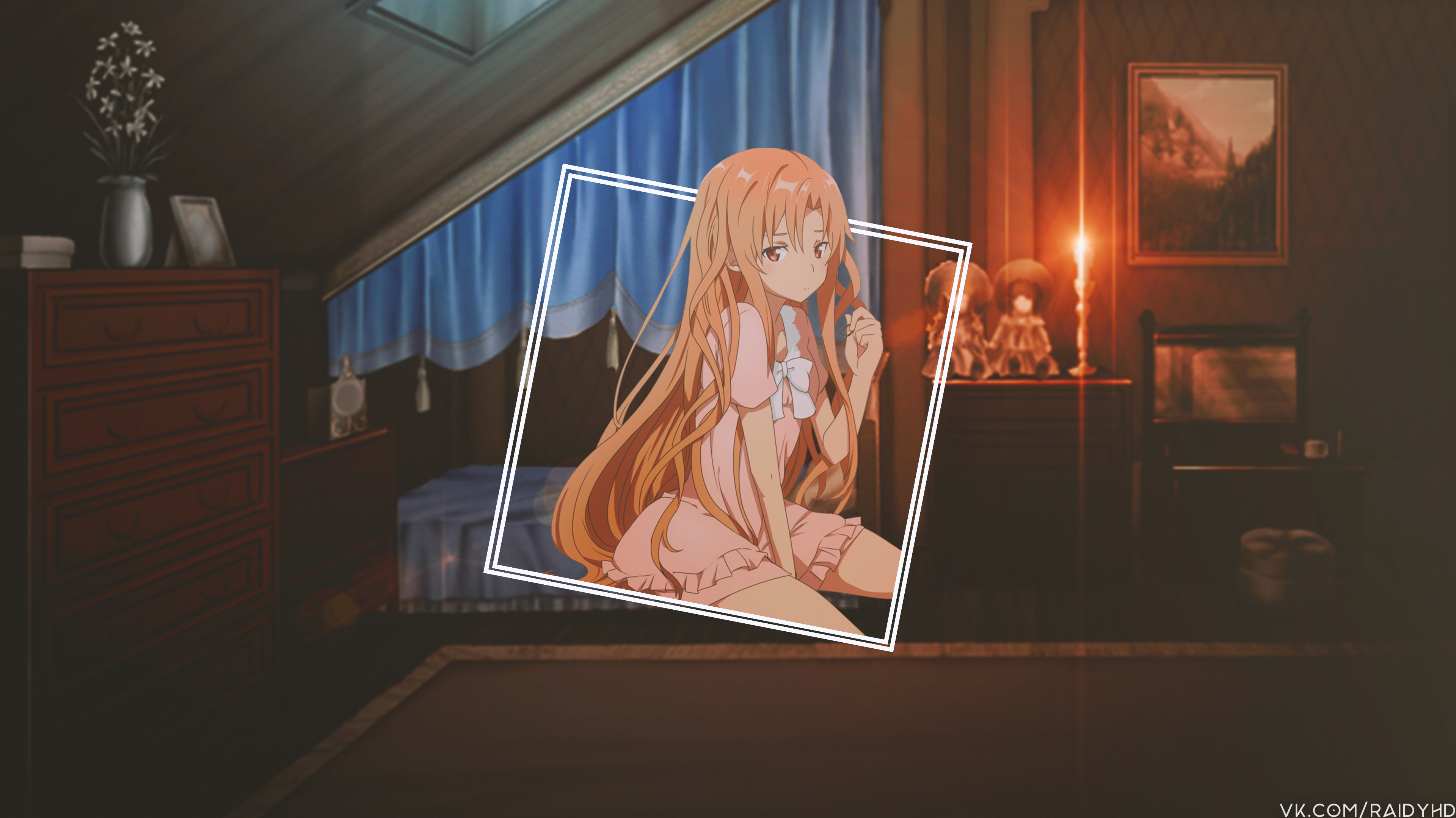 anime girls, anime, picture-in-picture, HD Wallpaper