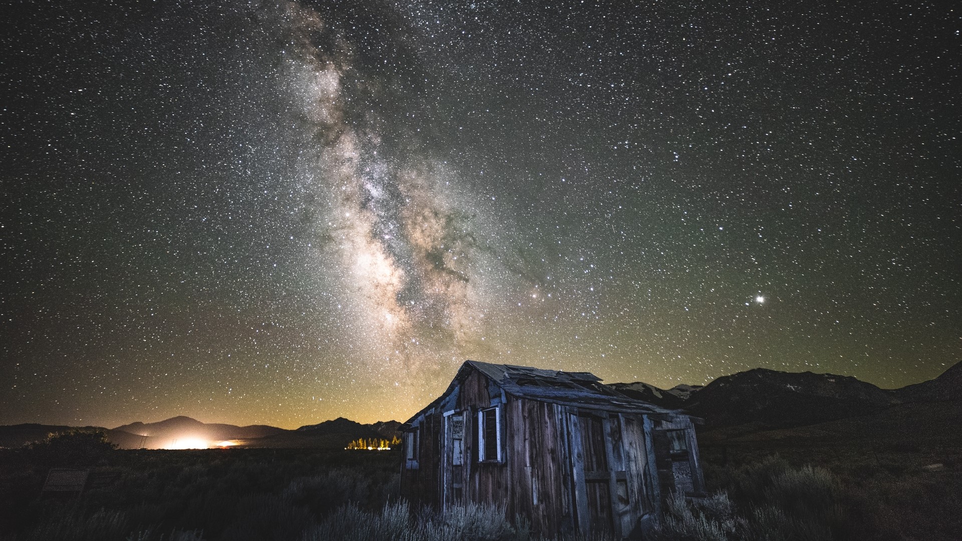 nature, Milky Way, stars, landscape, HD Wallpaper