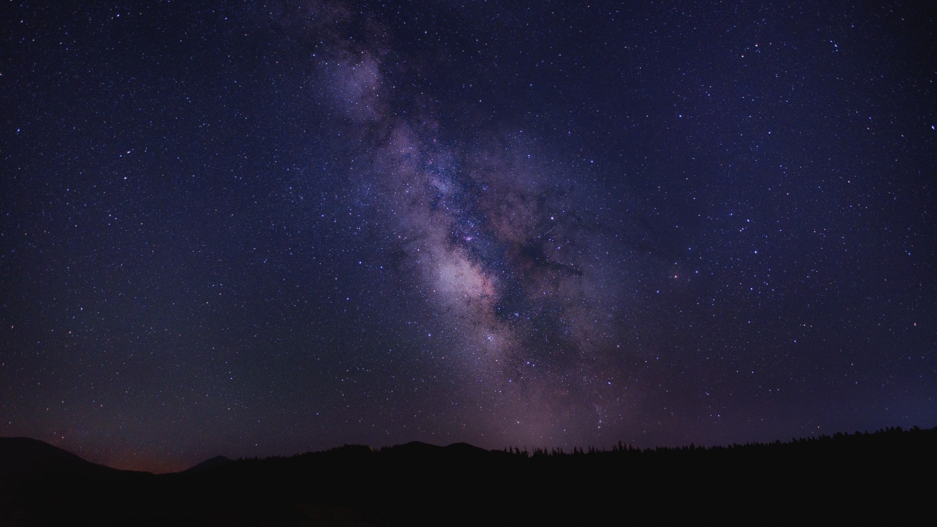 nature, Milky Way, stars, landscape, HD Wallpaper
