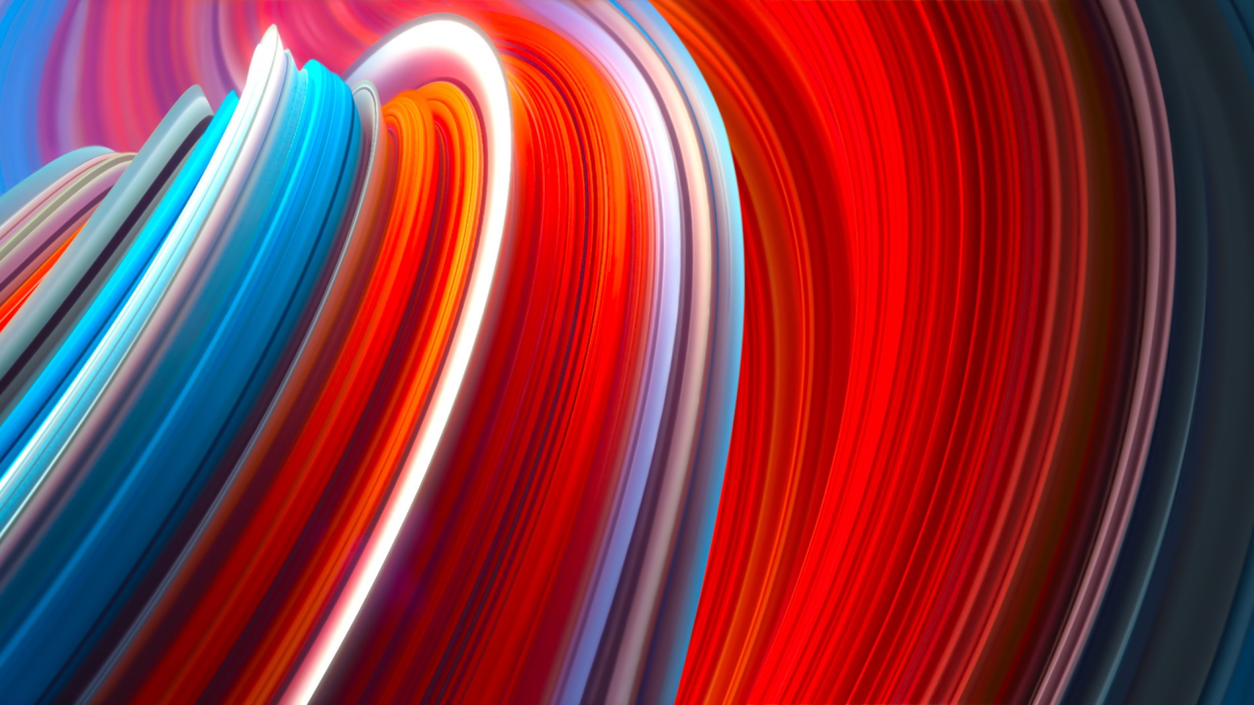 abstract, colorful, lines, HD Wallpaper
