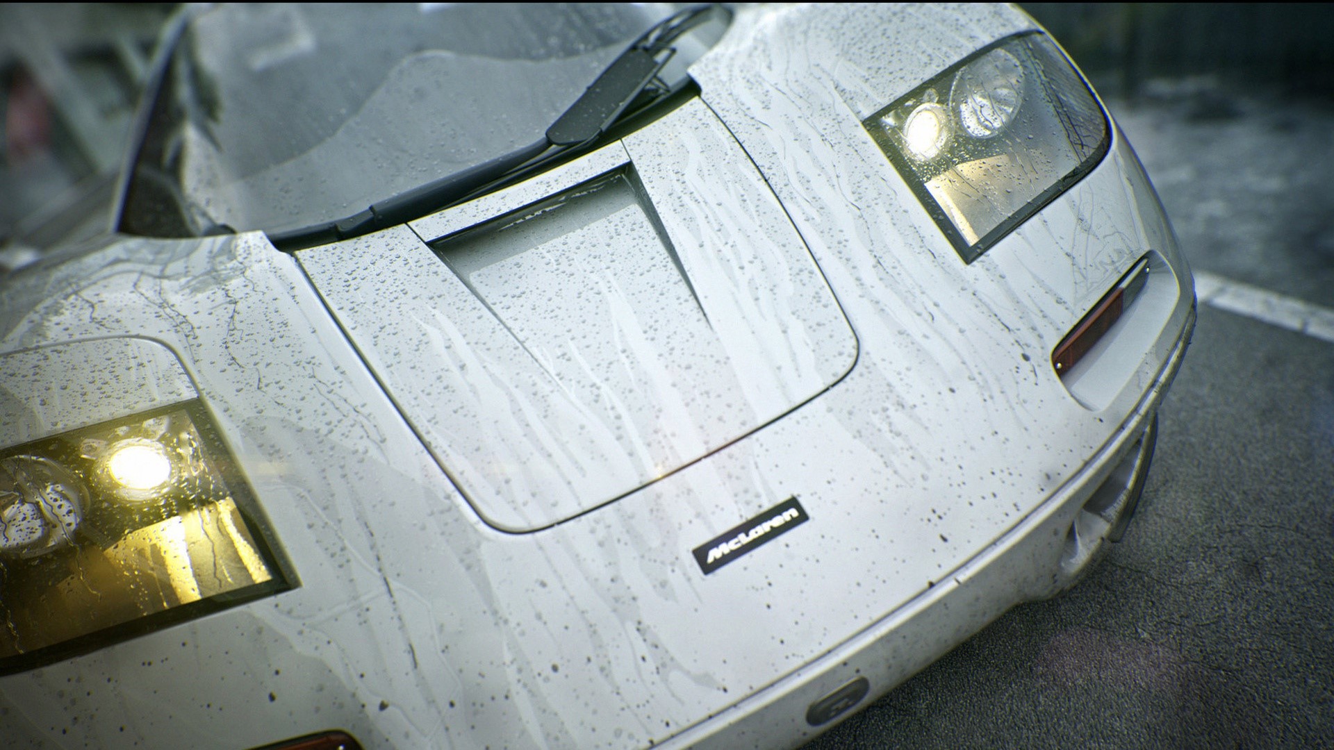 car, rain, McLaren, supercars, vehicle, HD Wallpaper