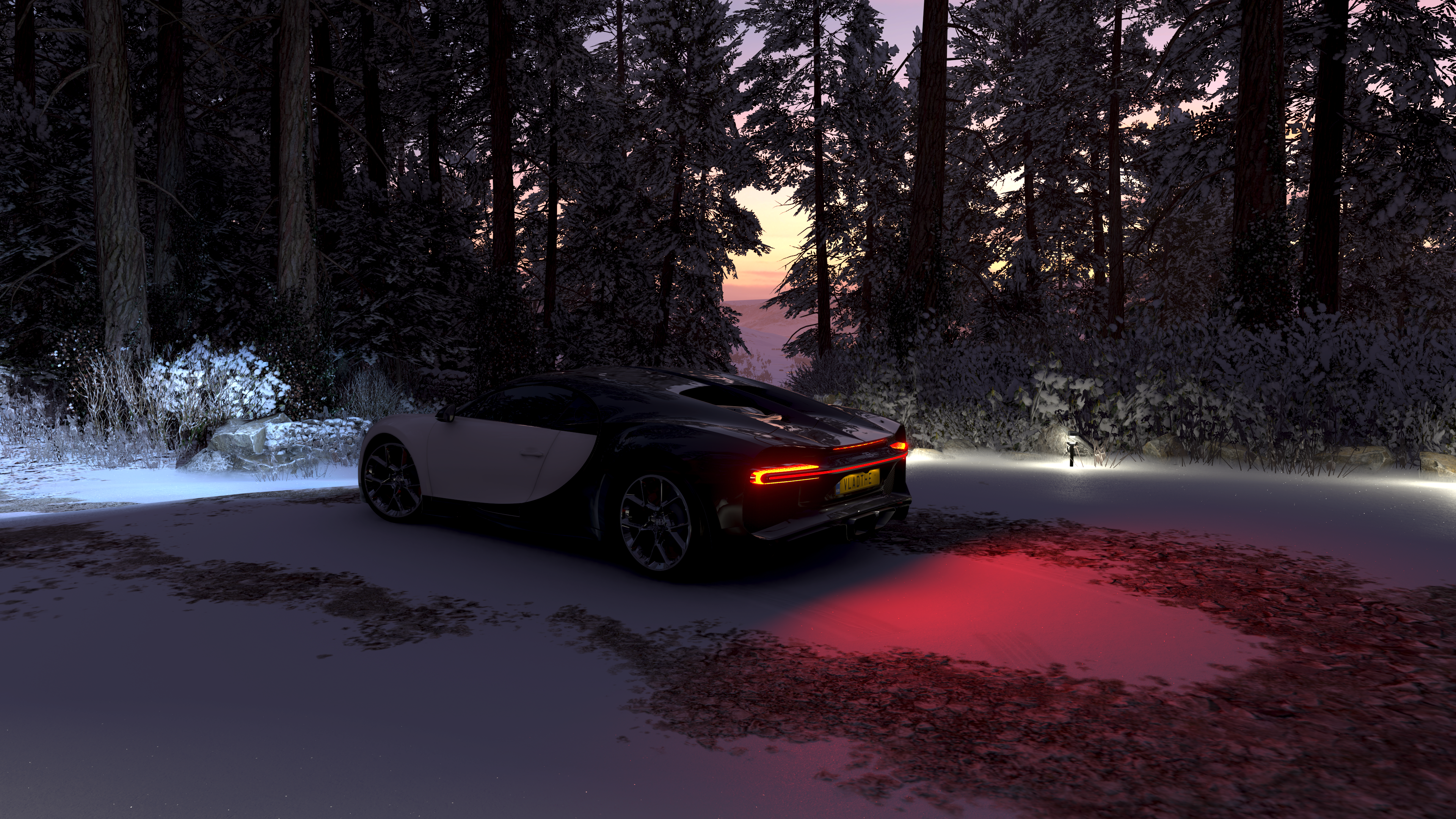 Forza, Forza Horizon 4, video games, screen shot, car, snow, vehicle, HD Wallpaper