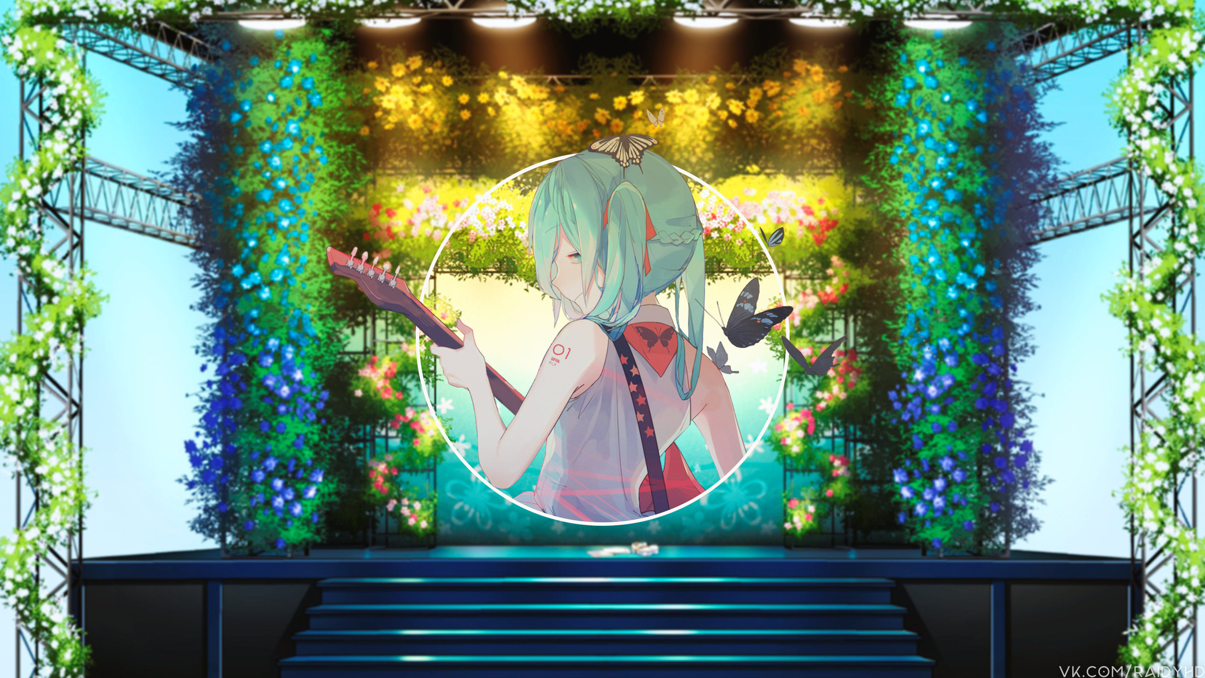 anime girls, picture-in-picture, anime, Hatsune Miku, HD Wallpaper