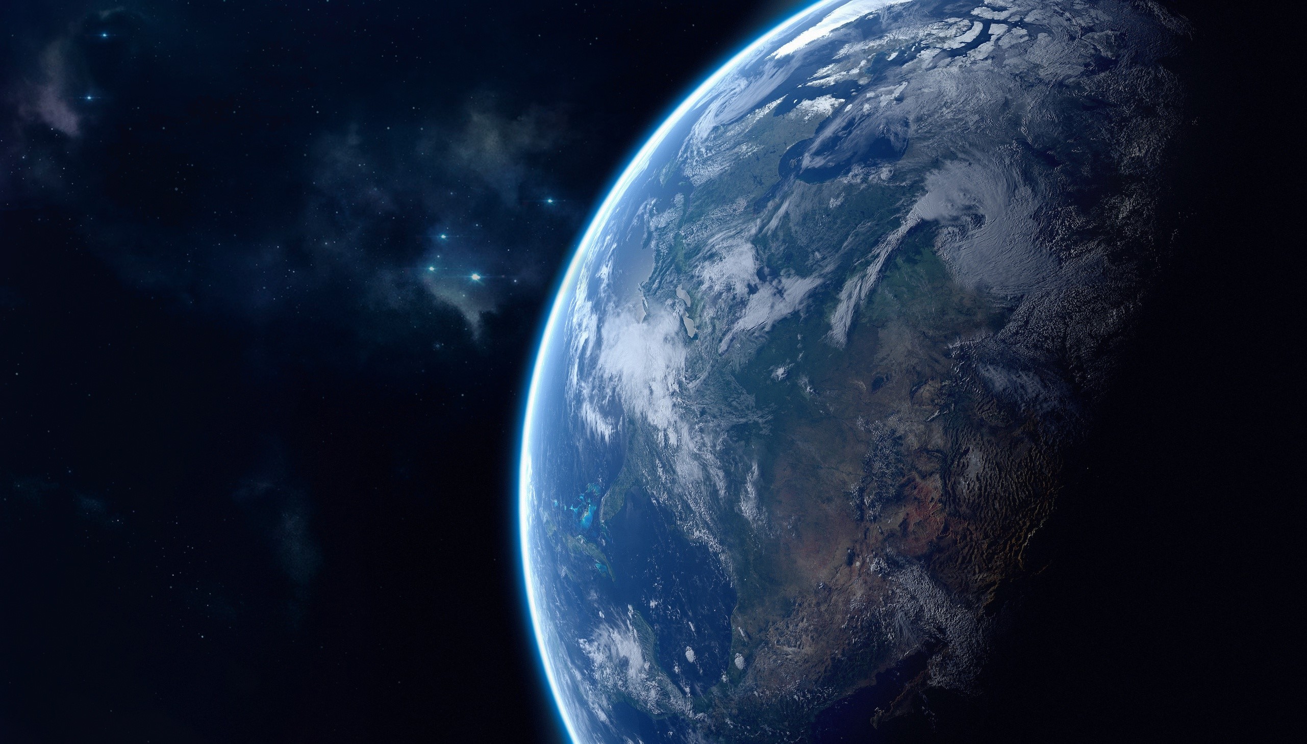 space, space art, planet, digital art, HD Wallpaper